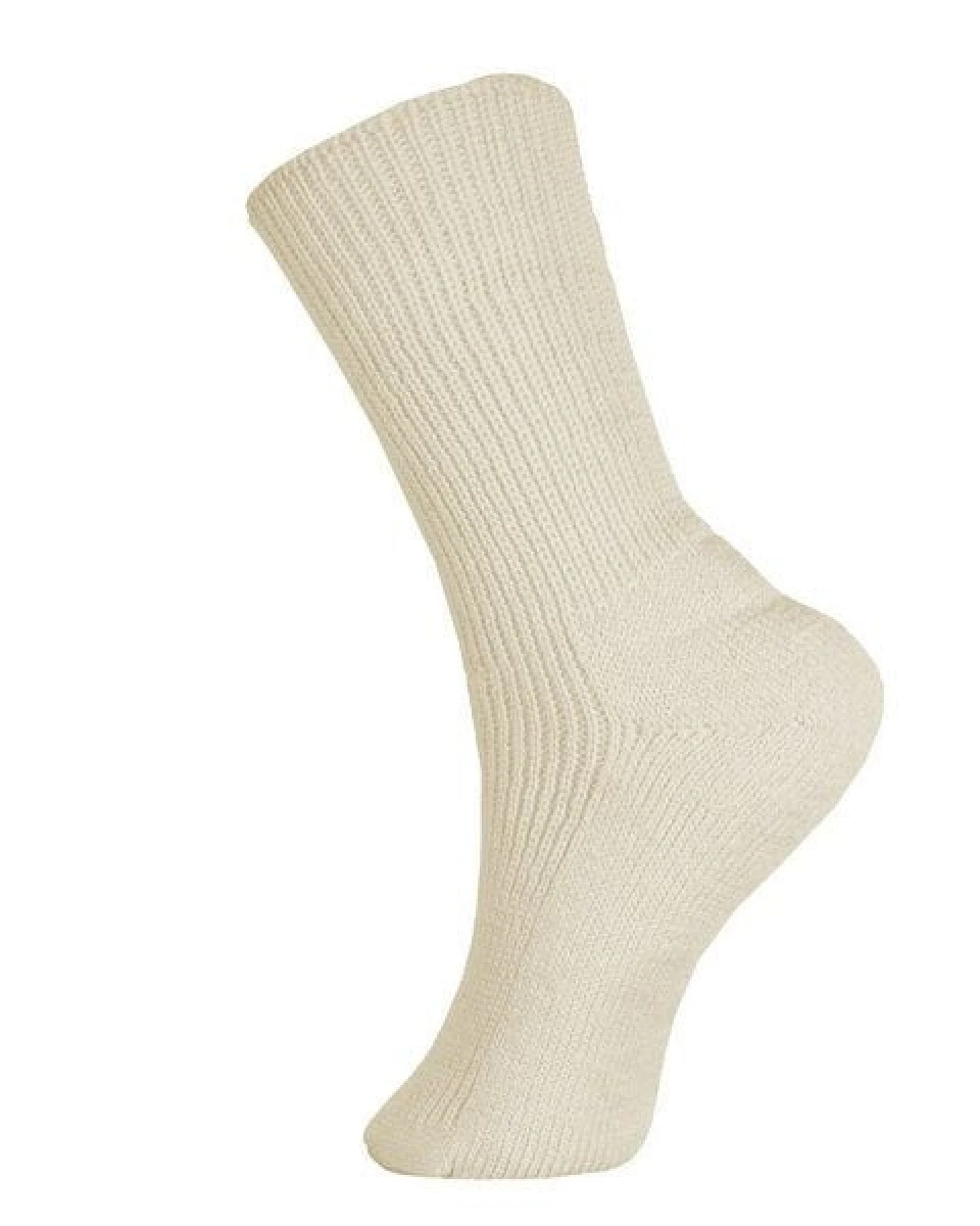 Hirsch Natur Unisex Plüschsohlen Socke kbT Wolle – Ansicht 2