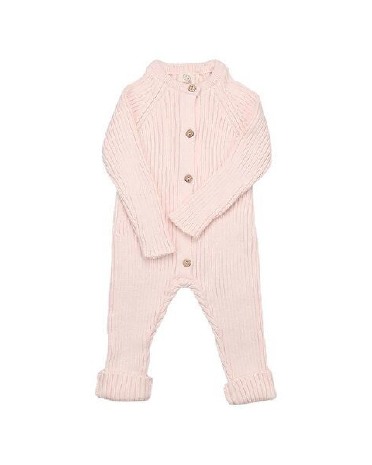Woollyboll Overall aus Biobaumwolle-Rosa – Ansicht 2