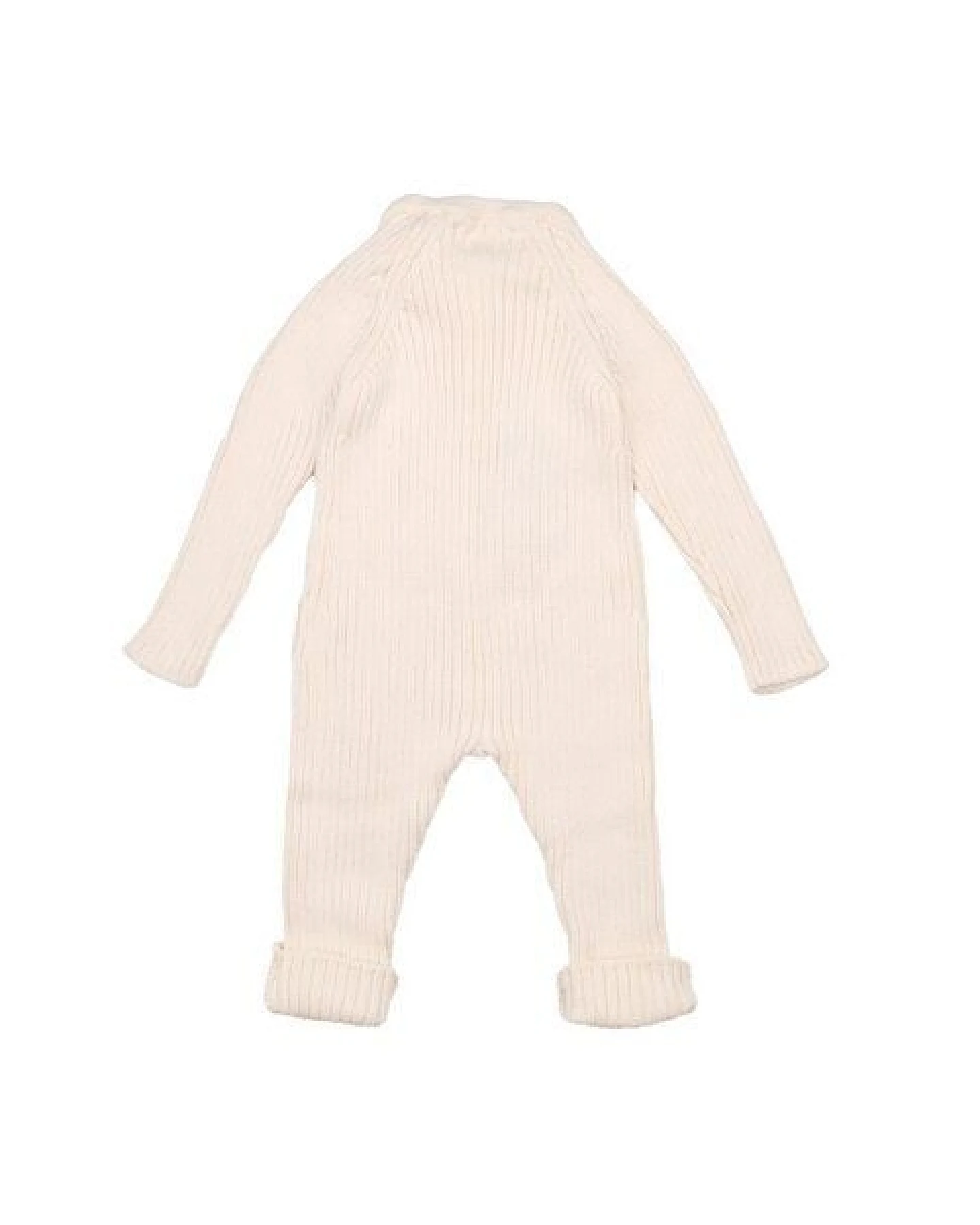 Woollyboll Overall aus Biobaumwolle-Creme – Ansicht 4