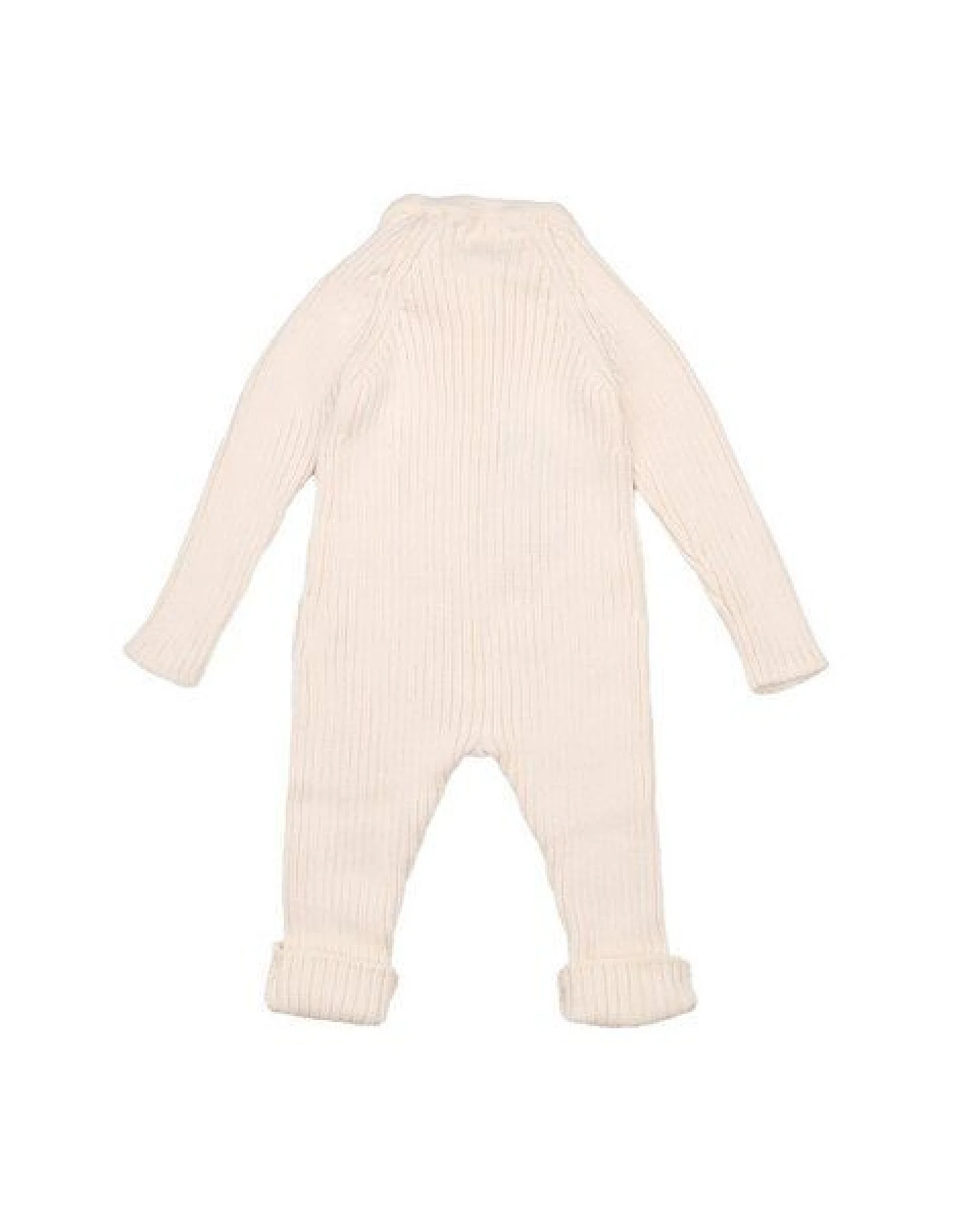 Woollyboll Overall aus Biobaumwolle-Creme – Ansicht 4
