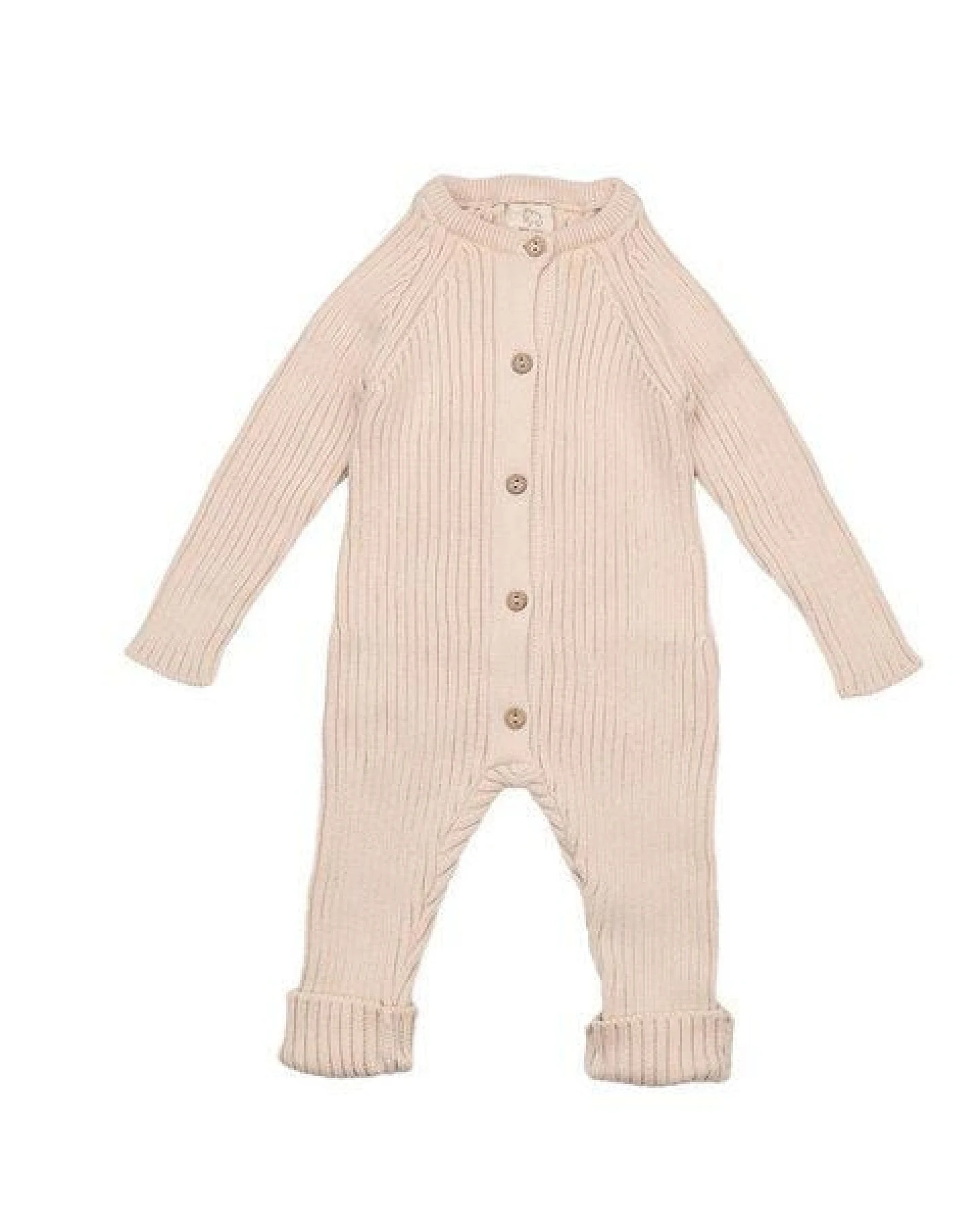 Woollyboll Overall aus Biobaumwolle-Beige – Ansicht 3