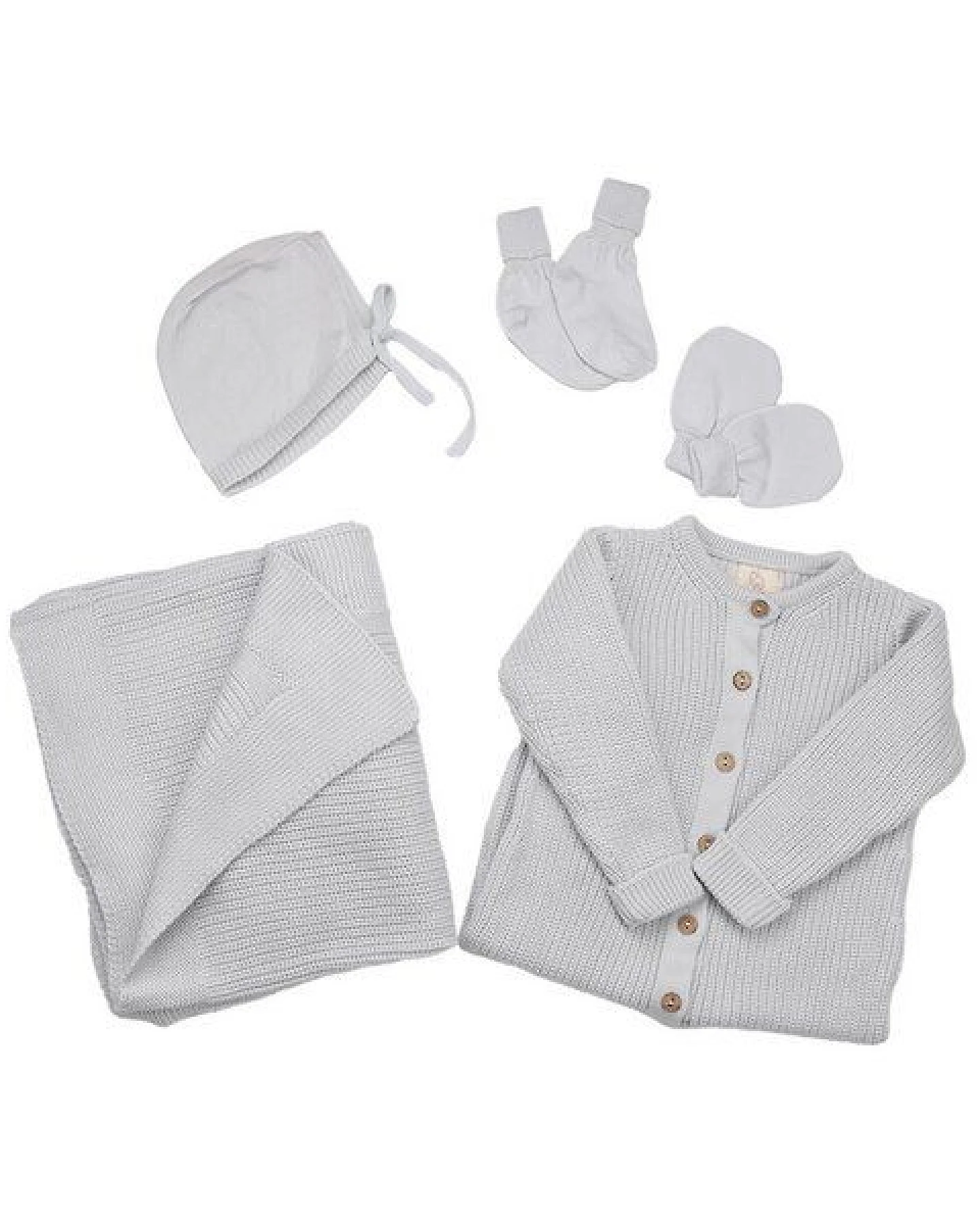 Woollyboll Geschenkset aus Biobaumwolle-Blau – Ansicht 2