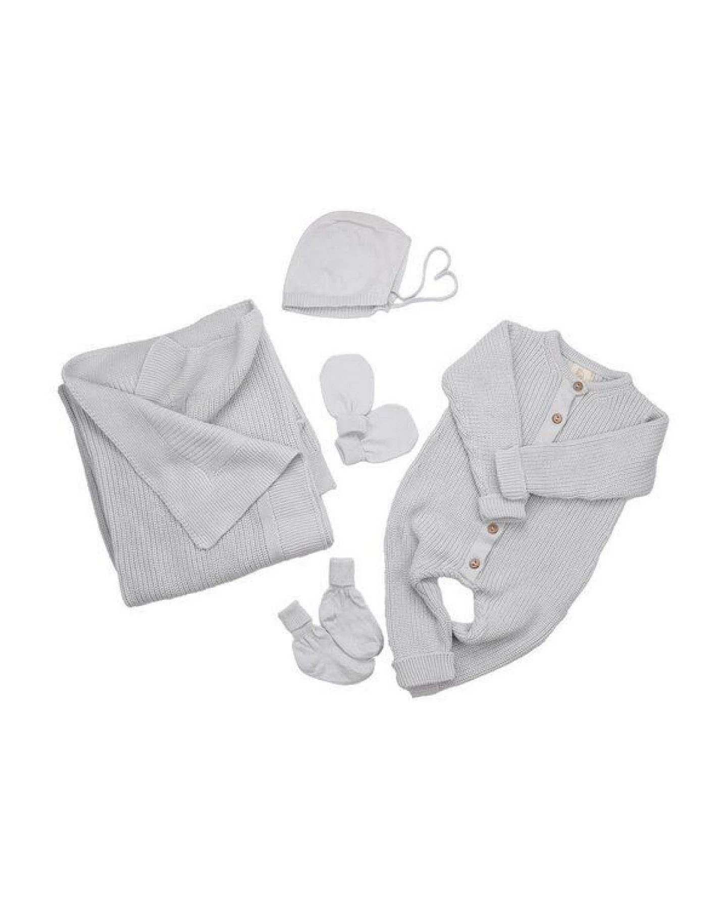Woollyboll Geschenkset aus Biobaumwolle-Blau – Ansicht 3