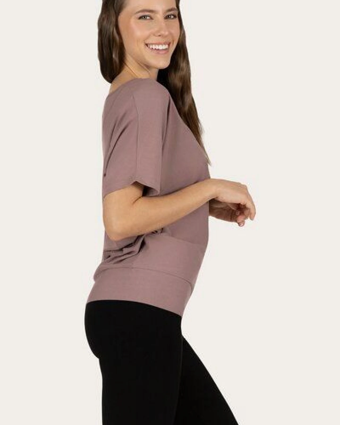 Urban Goddess Budhi Kurzarm Pilates & Yoga Shirt – Ansicht 2