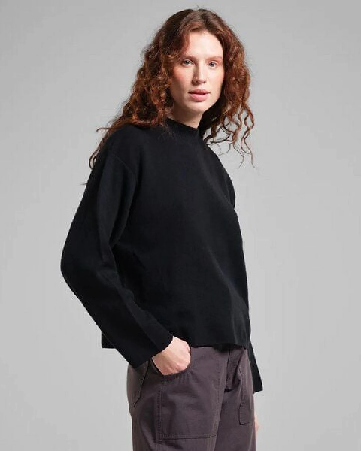 DEDICATED Damen Strickpullover Sweater Limhamn Base – Ansicht 2