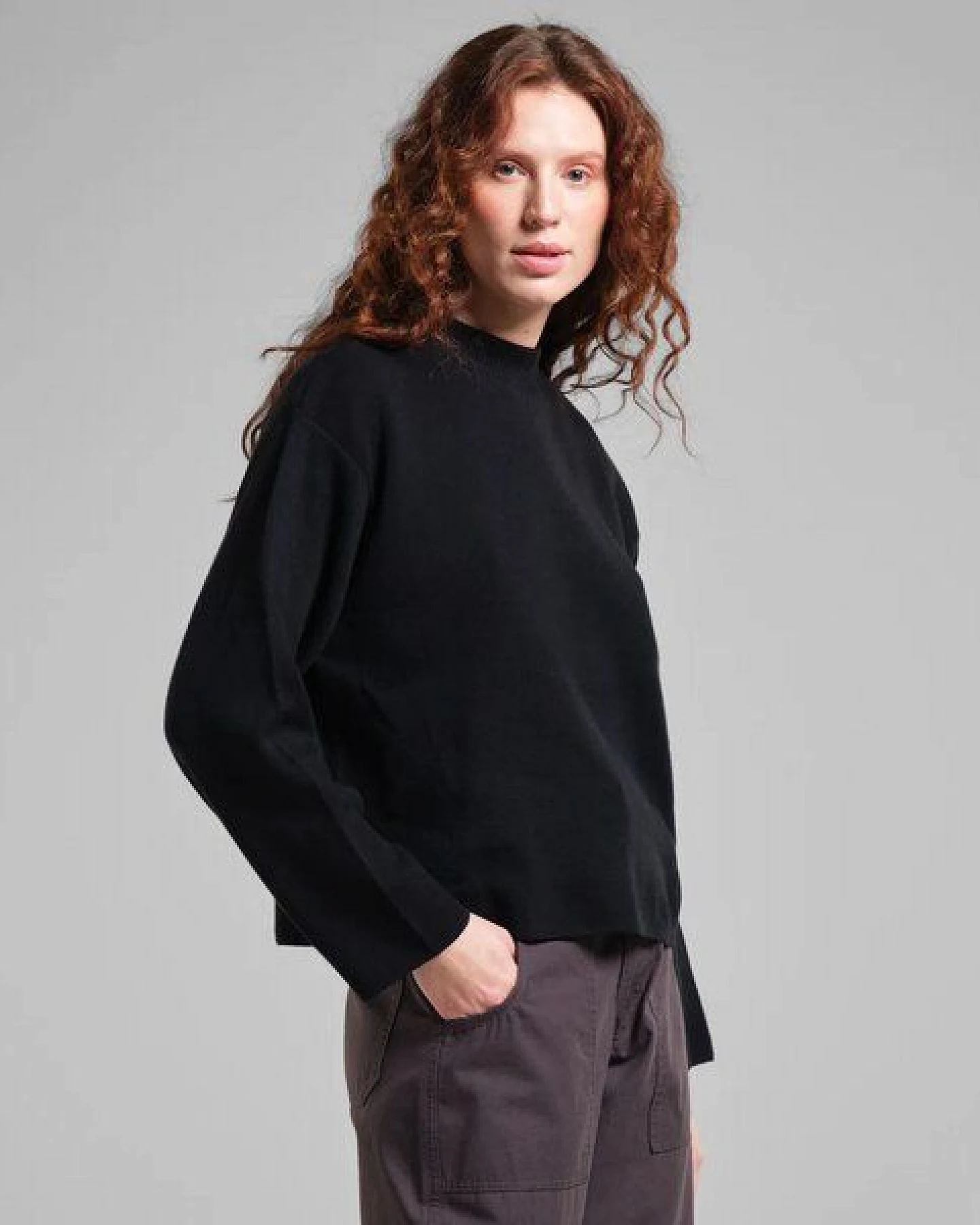 DEDICATED Damen Strickpullover Sweater Limhamn Base – Ansicht 2