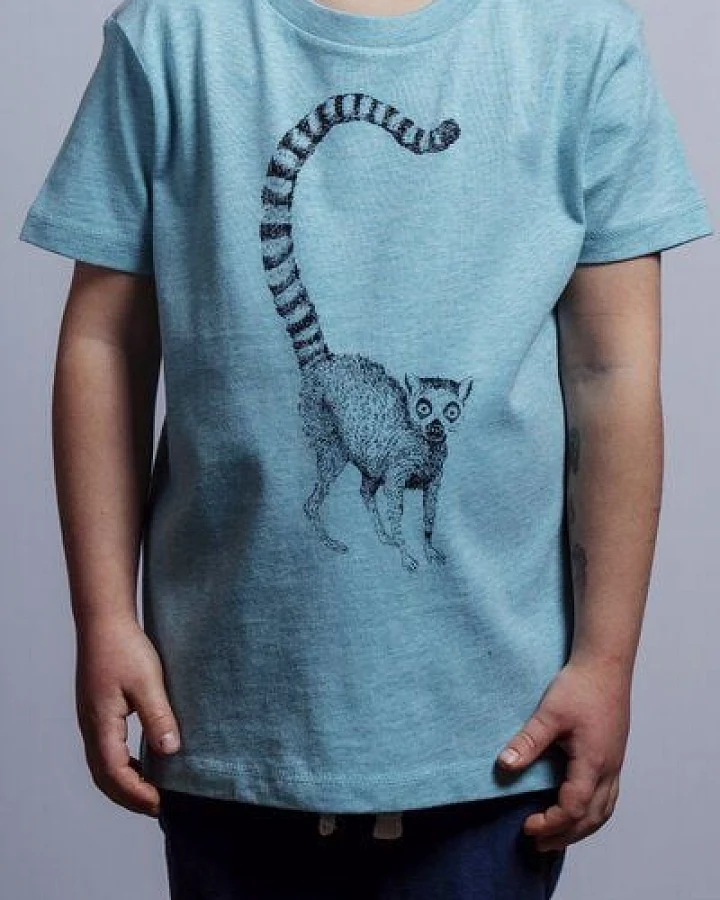 NanMa Bio-Baumwoll-Shirt Lemur