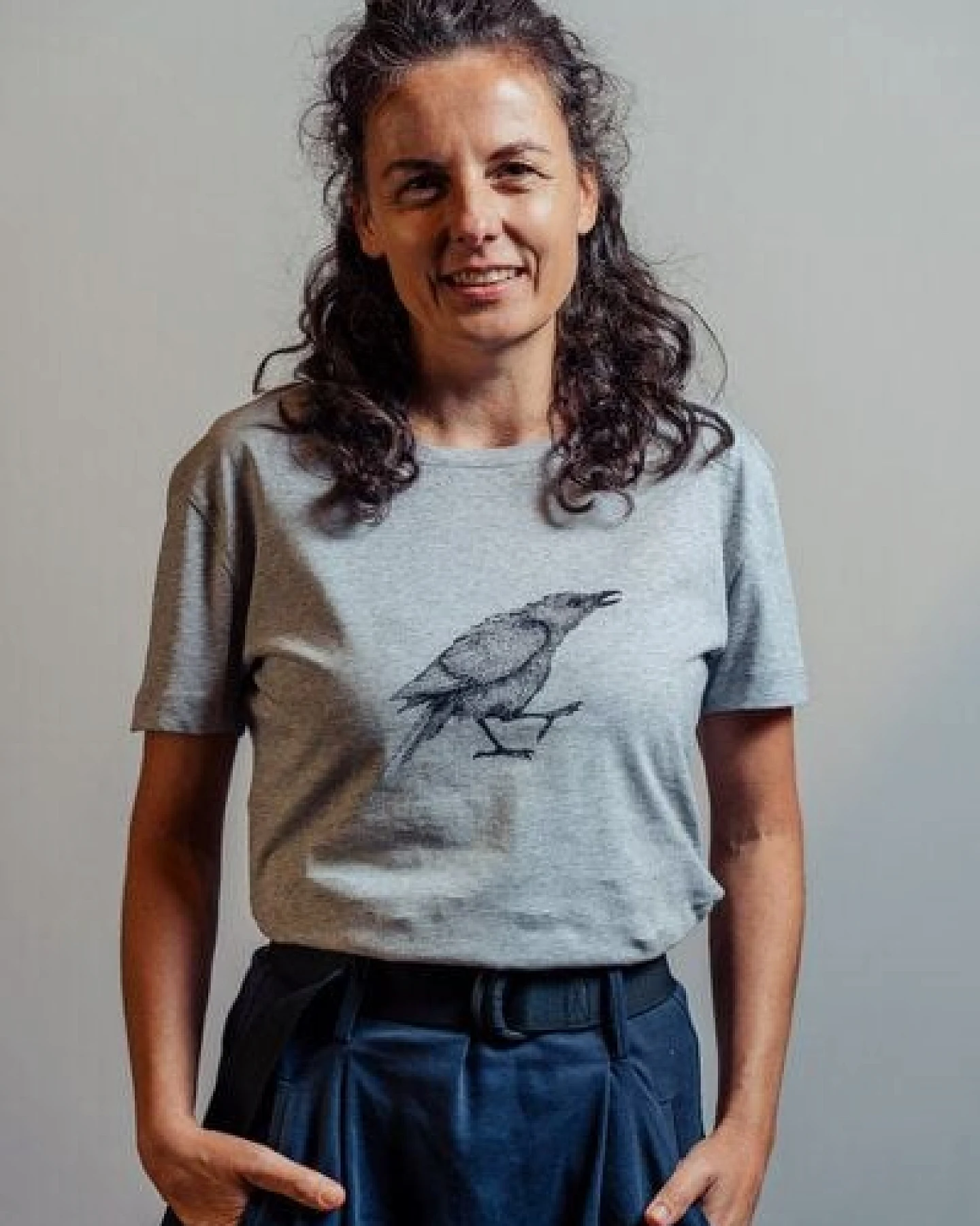 NanMa Bio-Baumwoll-Shirt Rabe – Ansicht 4