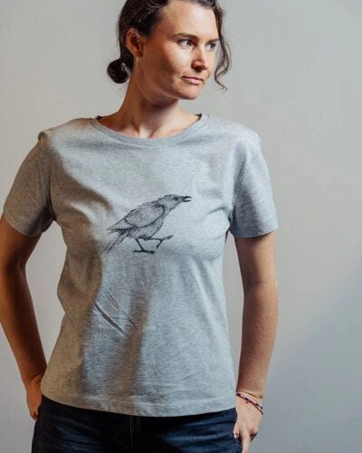 NanMa Bio-Baumwoll-Shirt Rabe – Ansicht 3