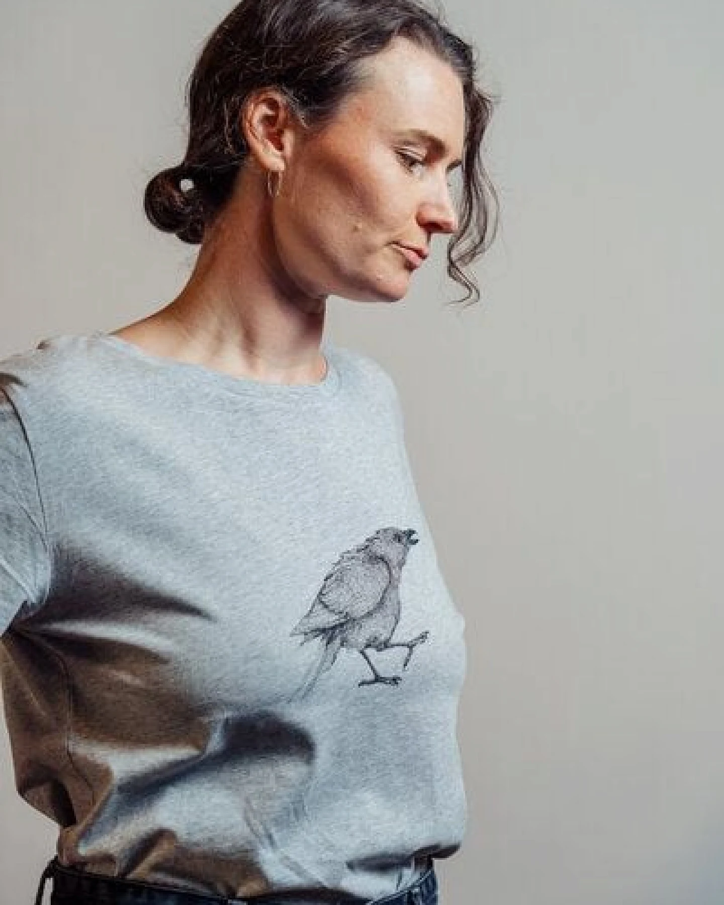 NanMa Bio-Baumwoll-Shirt Rabe – Ansicht 4