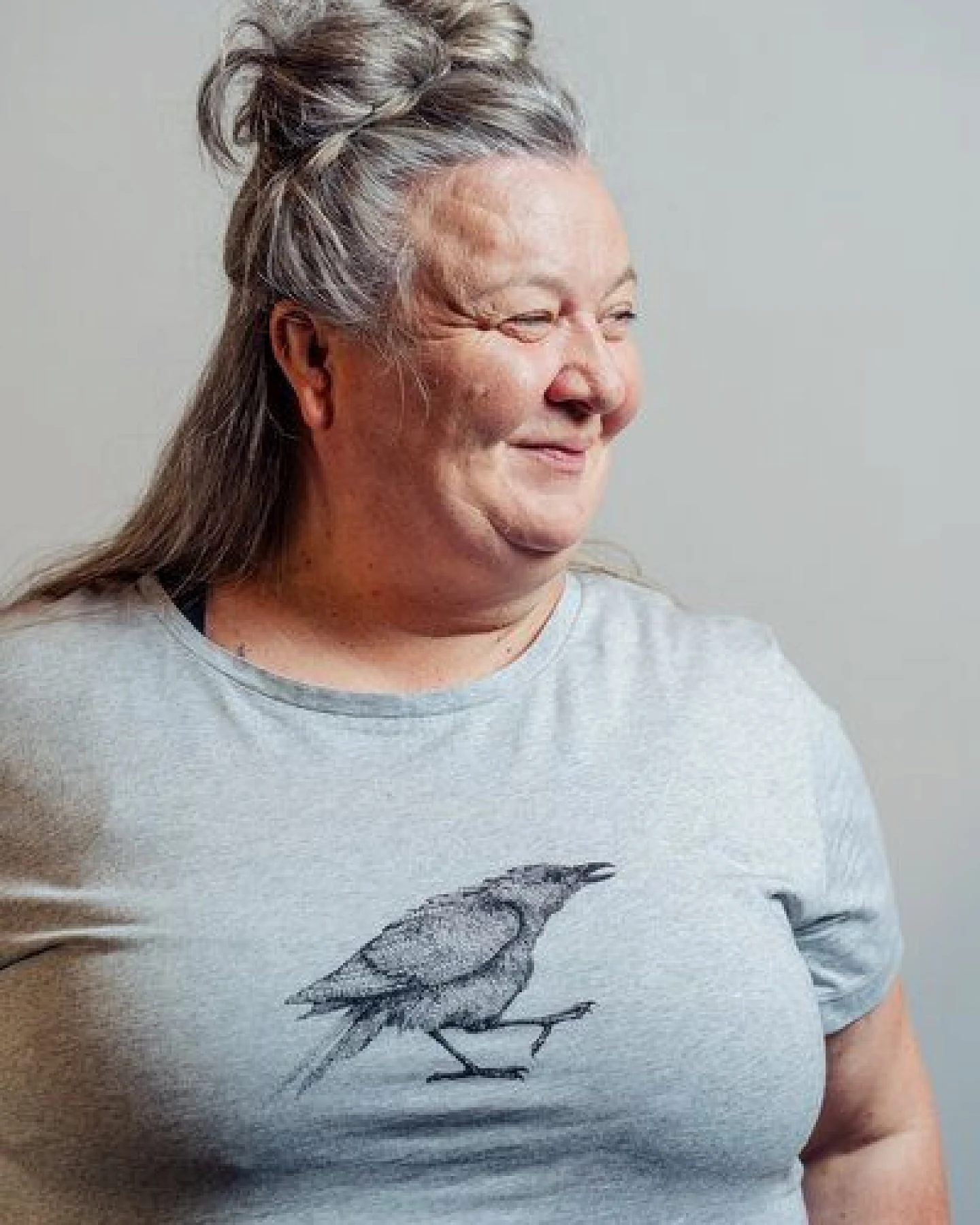 NanMa Bio-Baumwoll-Shirt Rabe – Ansicht 3