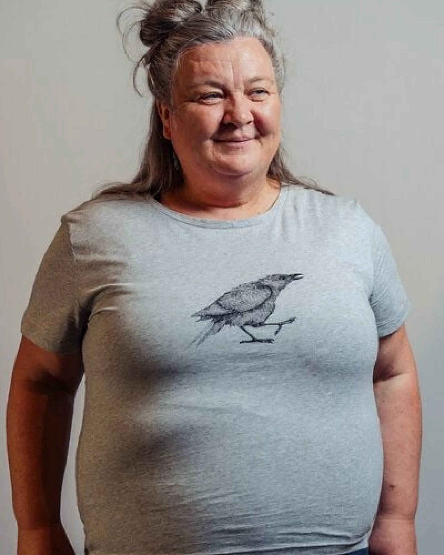 NanMa Bio-Baumwoll-Shirt Rabe – Ansicht 4