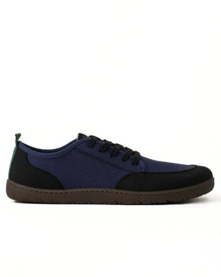Vesica Piscis Footwear CLAXTON Vegan barefoot black-marine