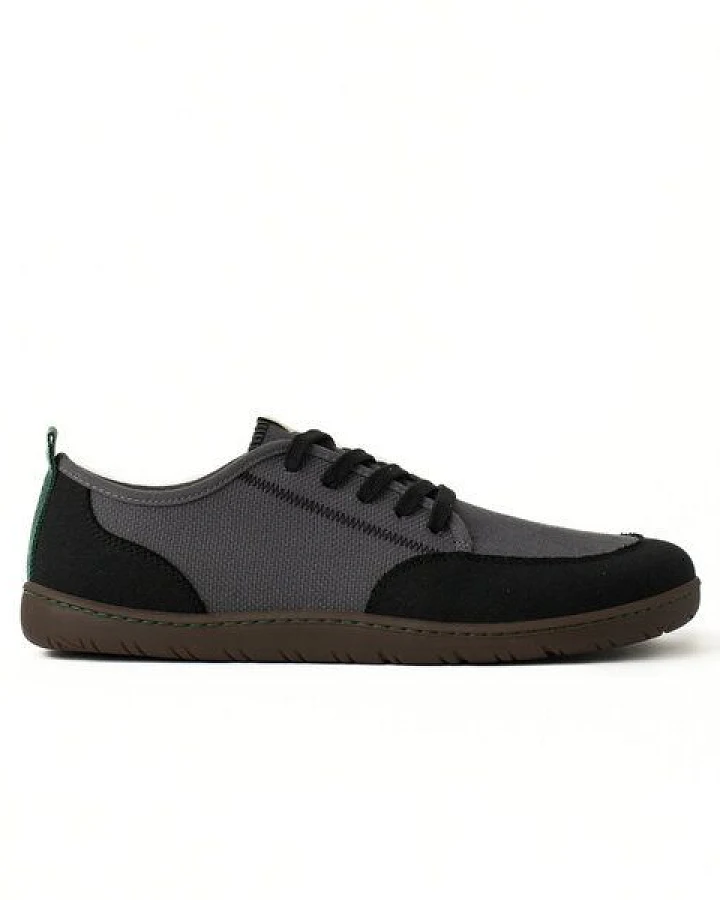 Vesica Piscis Footwear CLAXTON Vegan barefoot black-grey