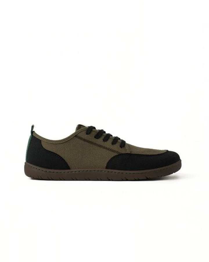 Vesica Piscis Footwear CLAXTON Vegan barefoot black-khaki