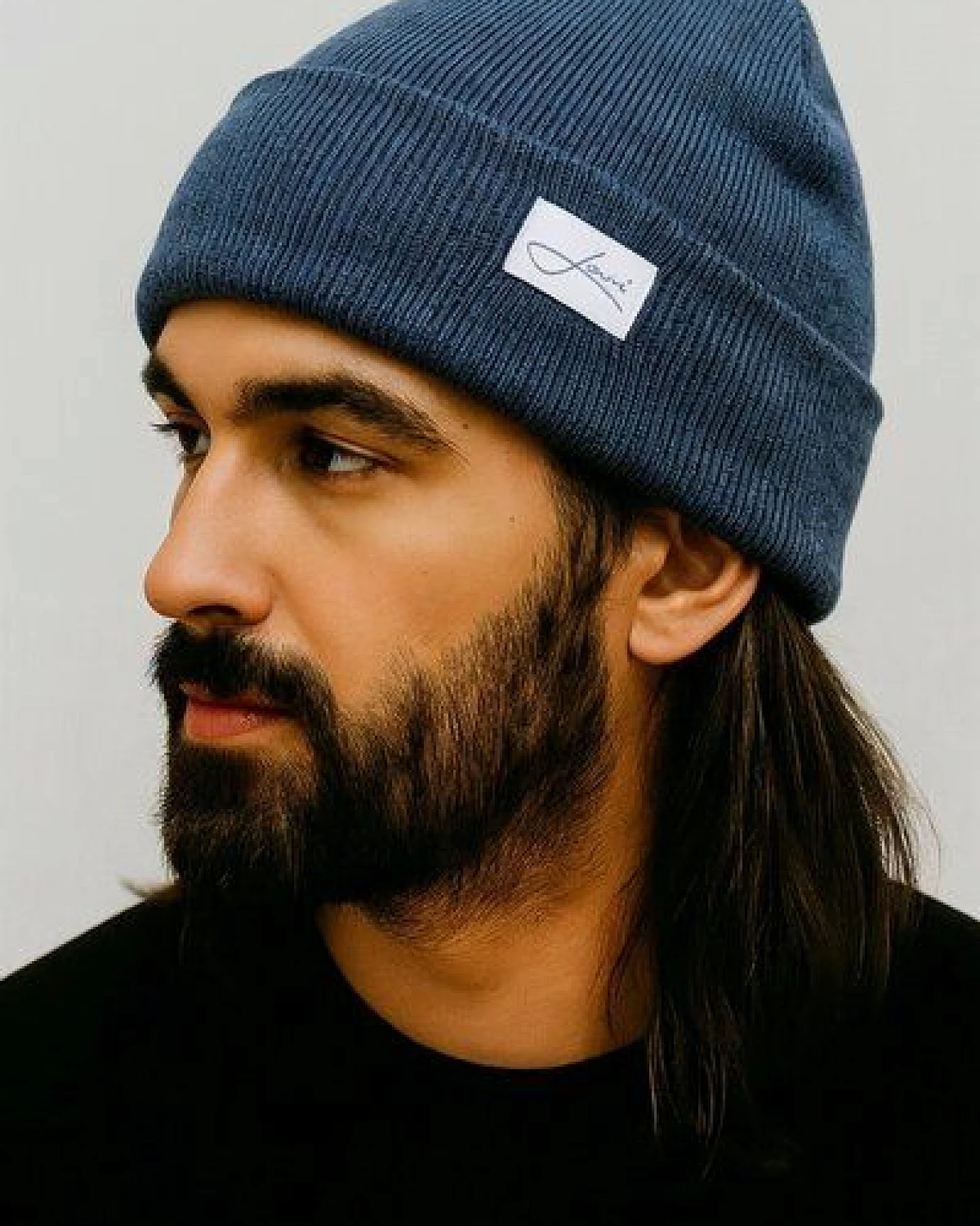 Lou-i Mütze mit Umschlag Merinowolle Beanie – Ansicht 2
