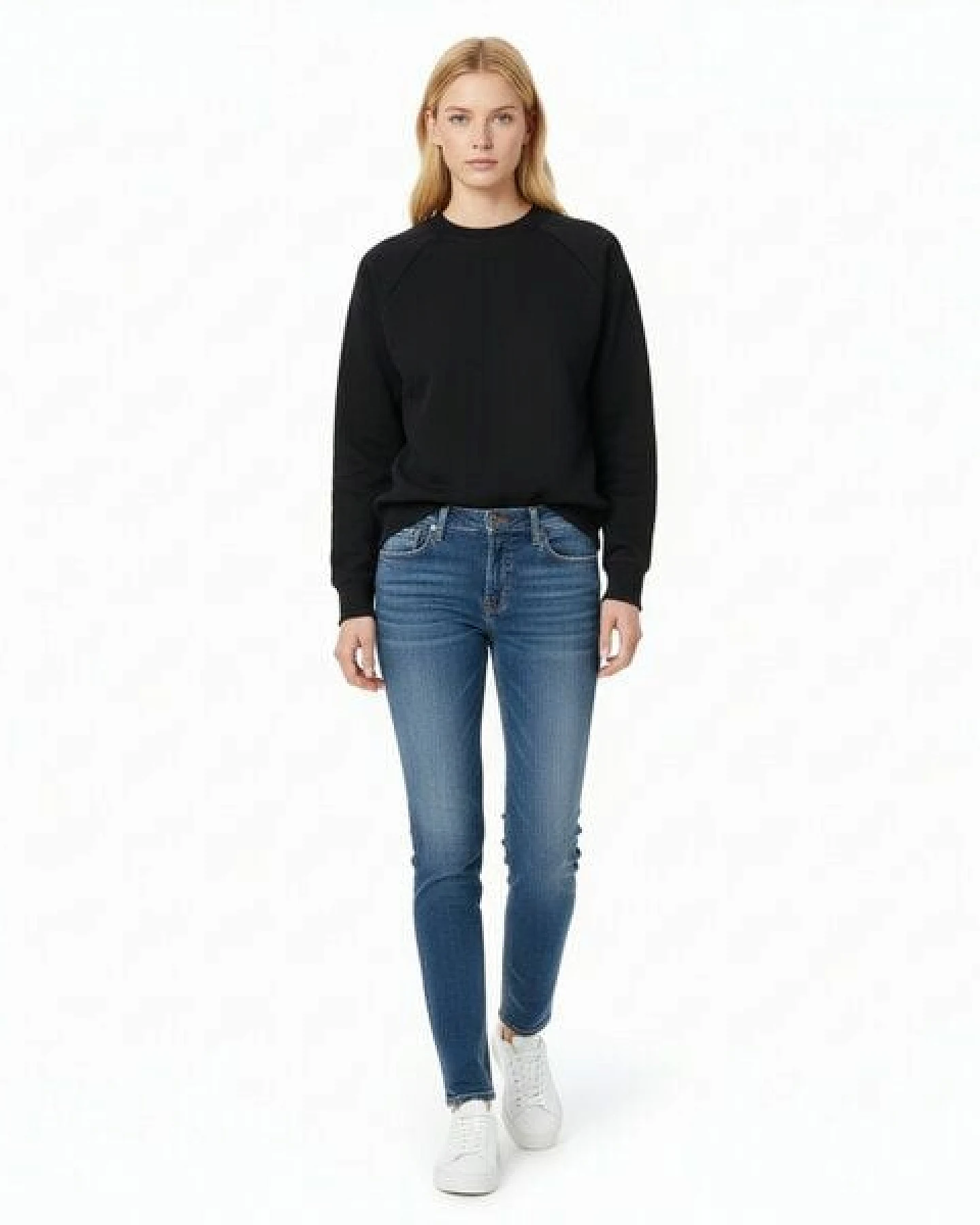 PETER JO Damen Bio-Sweatshirt – Black Oak – Ansicht 3