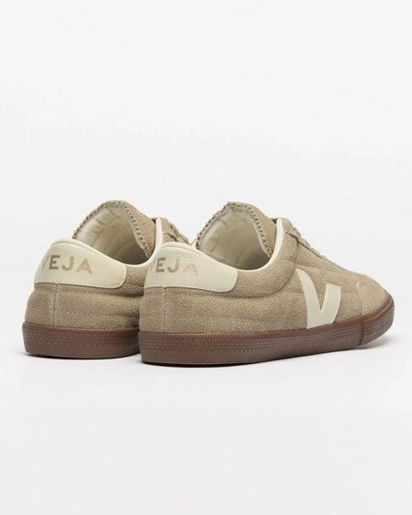 Low-Top-Sneaker Veja Panenka Taupe Pierre Bark – Ansicht 4