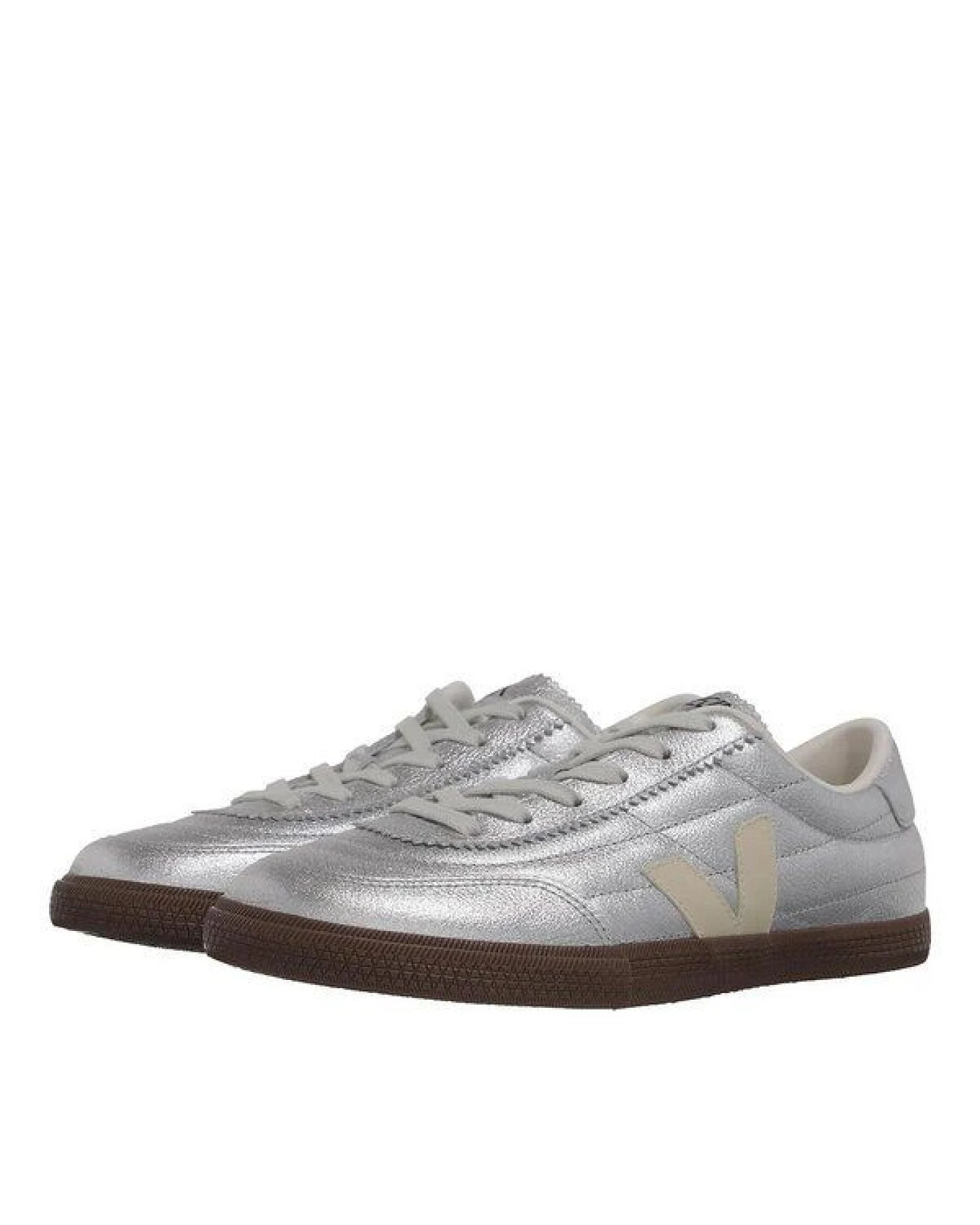 Low-Top-Sneaker Veja Panenka Silver Pierre Bark – Ansicht 2