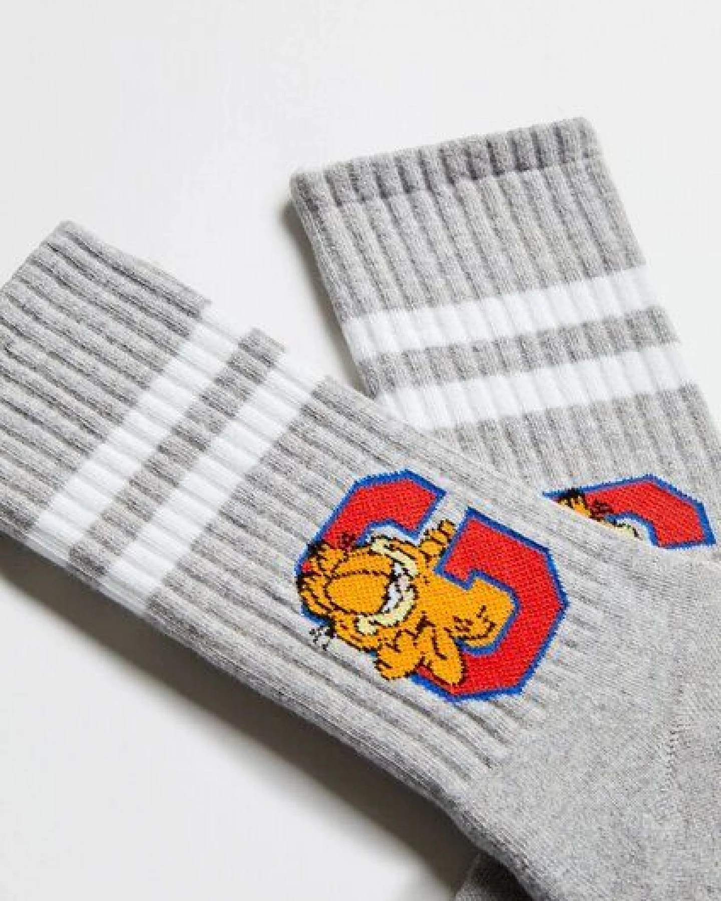 BeSocks Bio-Tennissocken in grau - Garfield – Ansicht 4