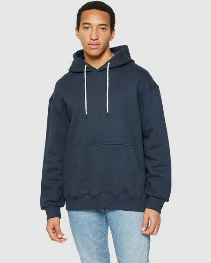 KnowledgeCotton Apparel Pullover Loose Heavy Sweat Hoodie