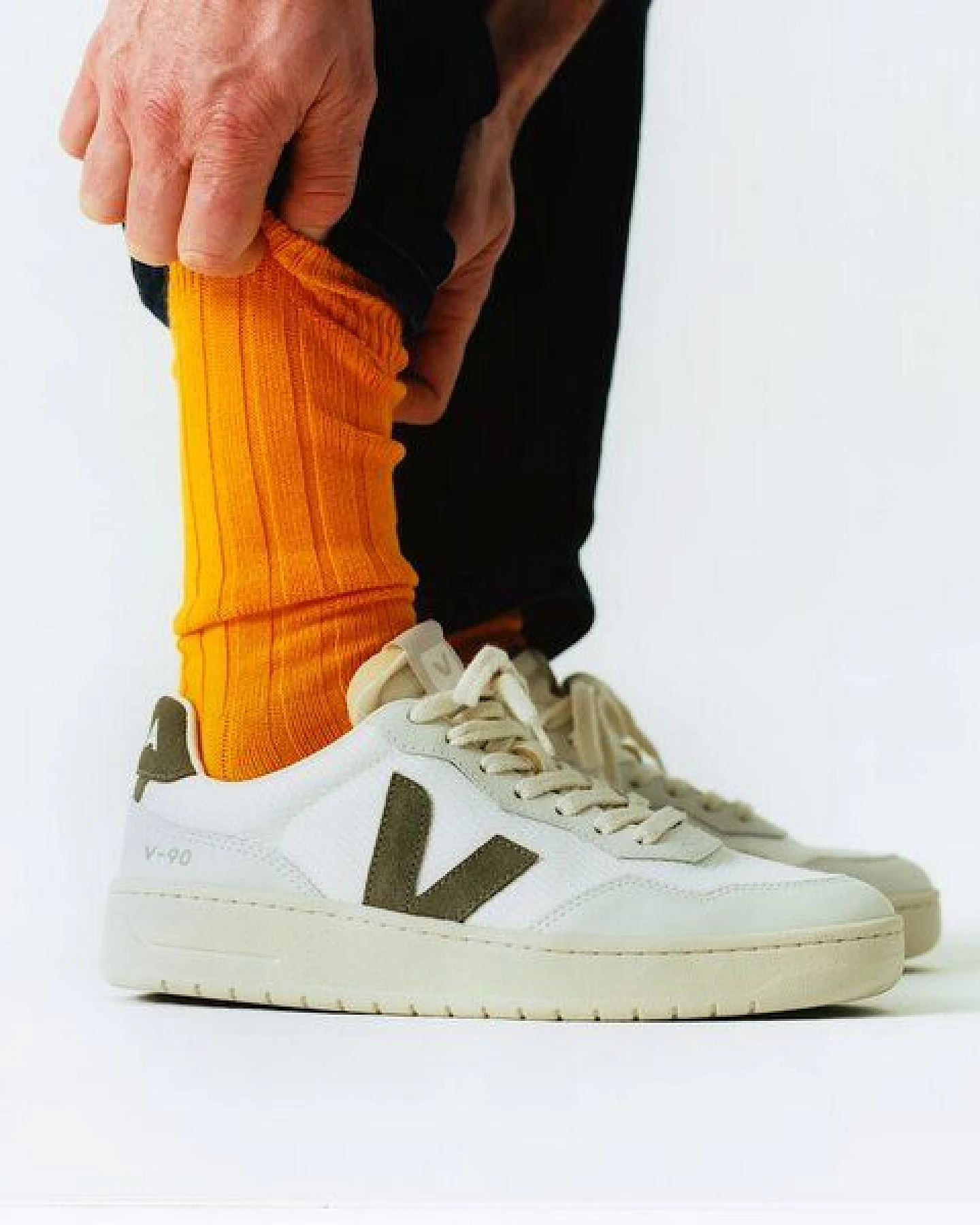Veja V-90 B-Mesh - white kaki MEN – Ansicht 3