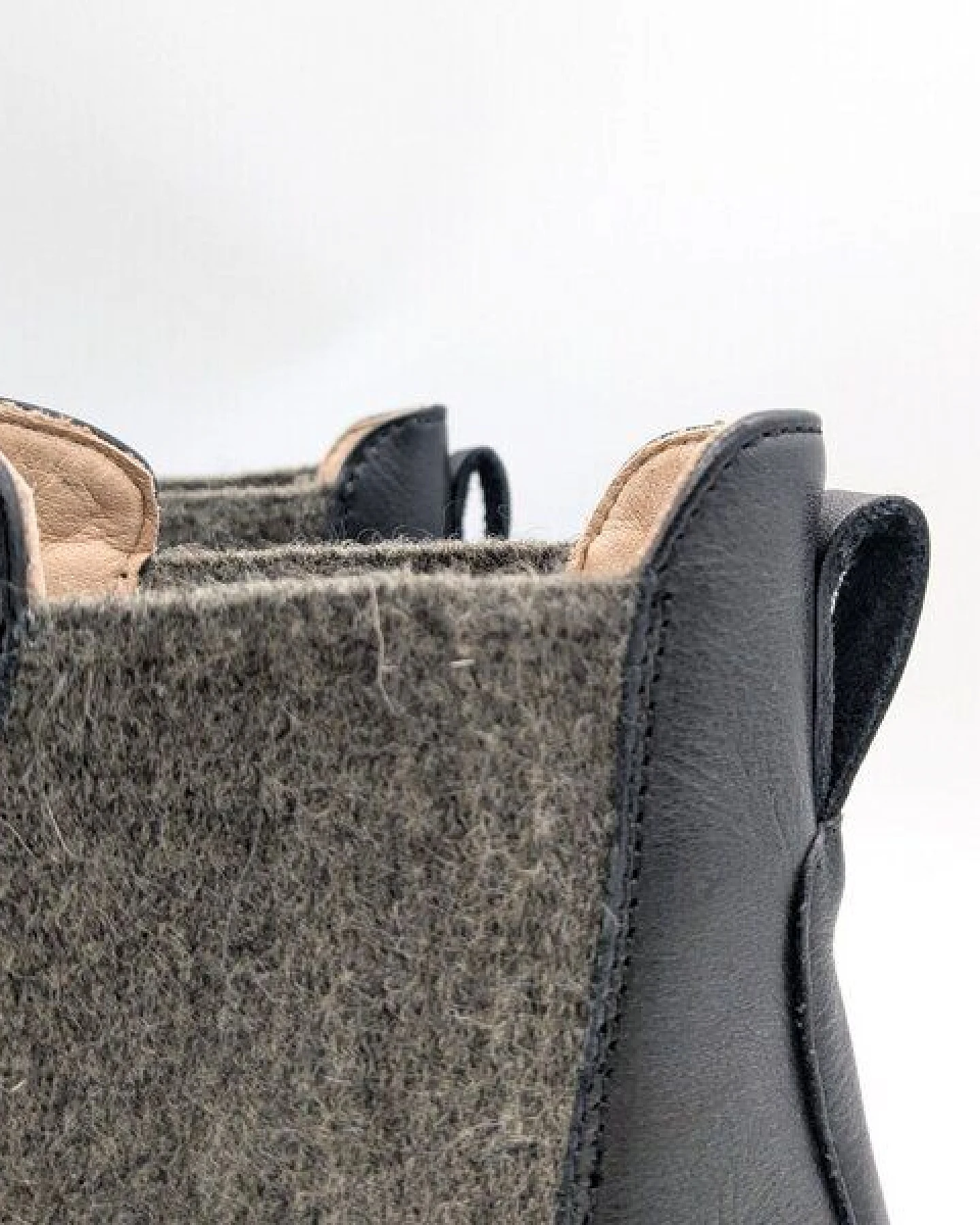 Werner Schuhe Schwarzer Chelsea Boot Tüpfelhyäne – Ansicht 3