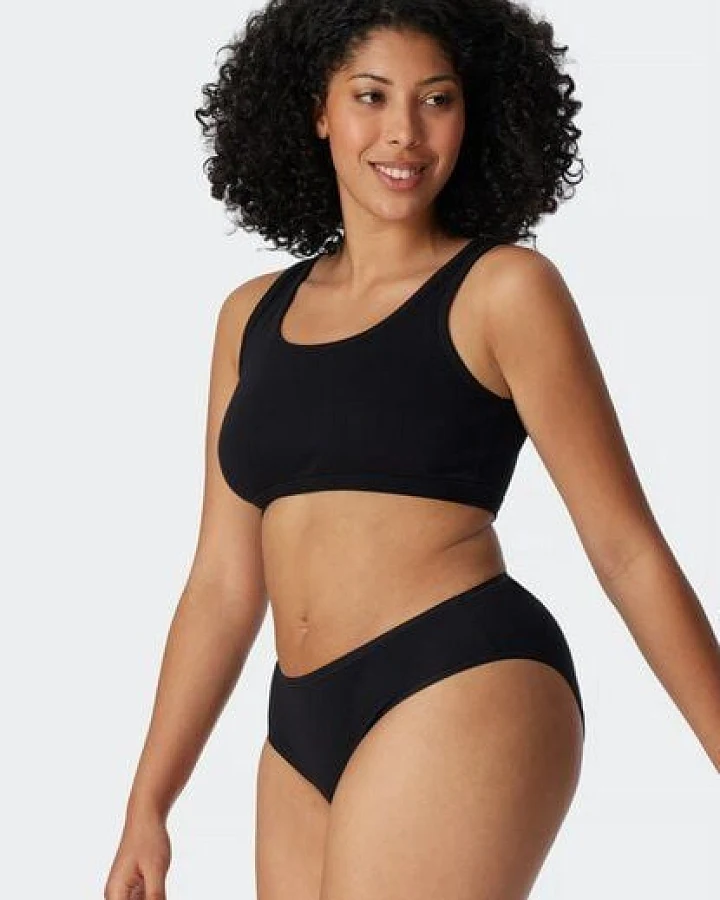 Schiesser Bustier 2er Pack ohne Cups Organic Cotton 95/5