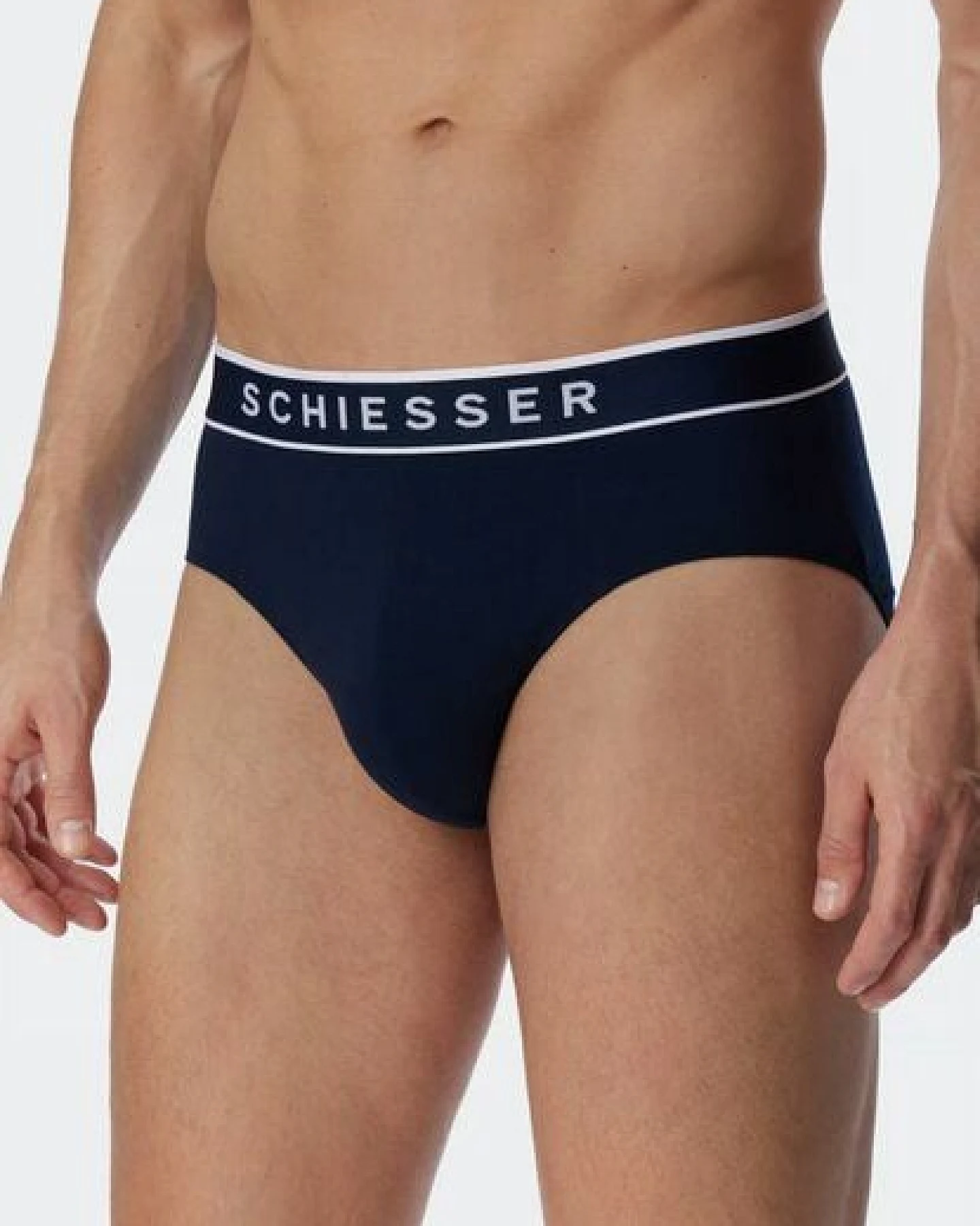 Schiesser 3er Pack Herren Slips Biobaumwolle 95/5 – Ansicht 4