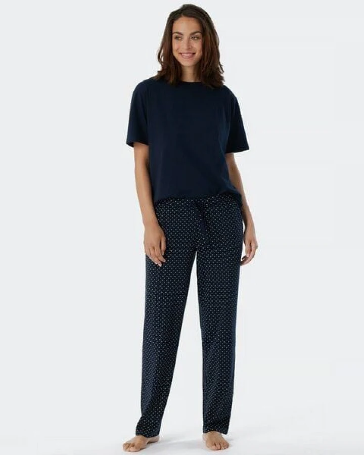 Schiesser Loungehose Jersey aus Biobaumwolle