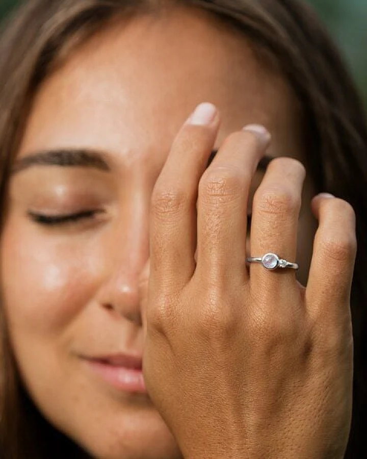 Spirit of Island Mondstein & Diamant Ring