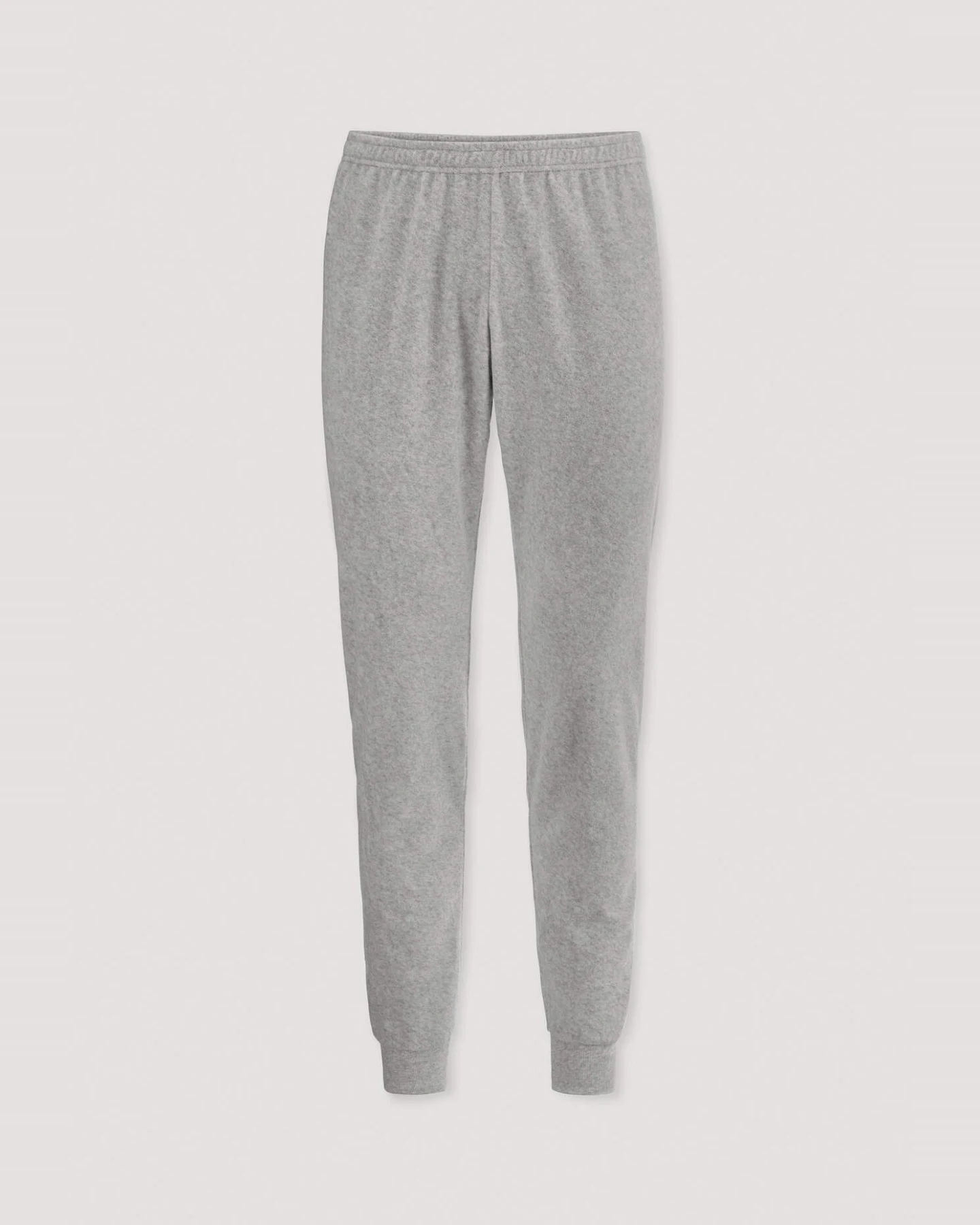 hessnatur Herren Frottee Schlafhose PURE COTTON aus Bio-Baumwolle - grau - Größe 54 – Ansicht 4