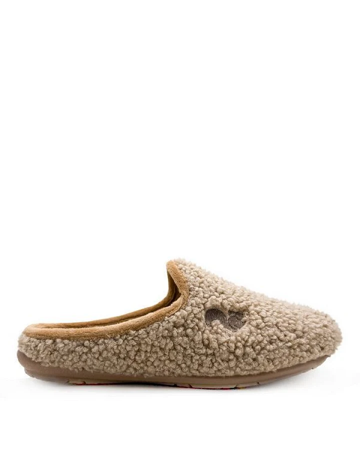 Hausschuh "thies ® Rec Soft Teddy Slipper" aus rec. PES