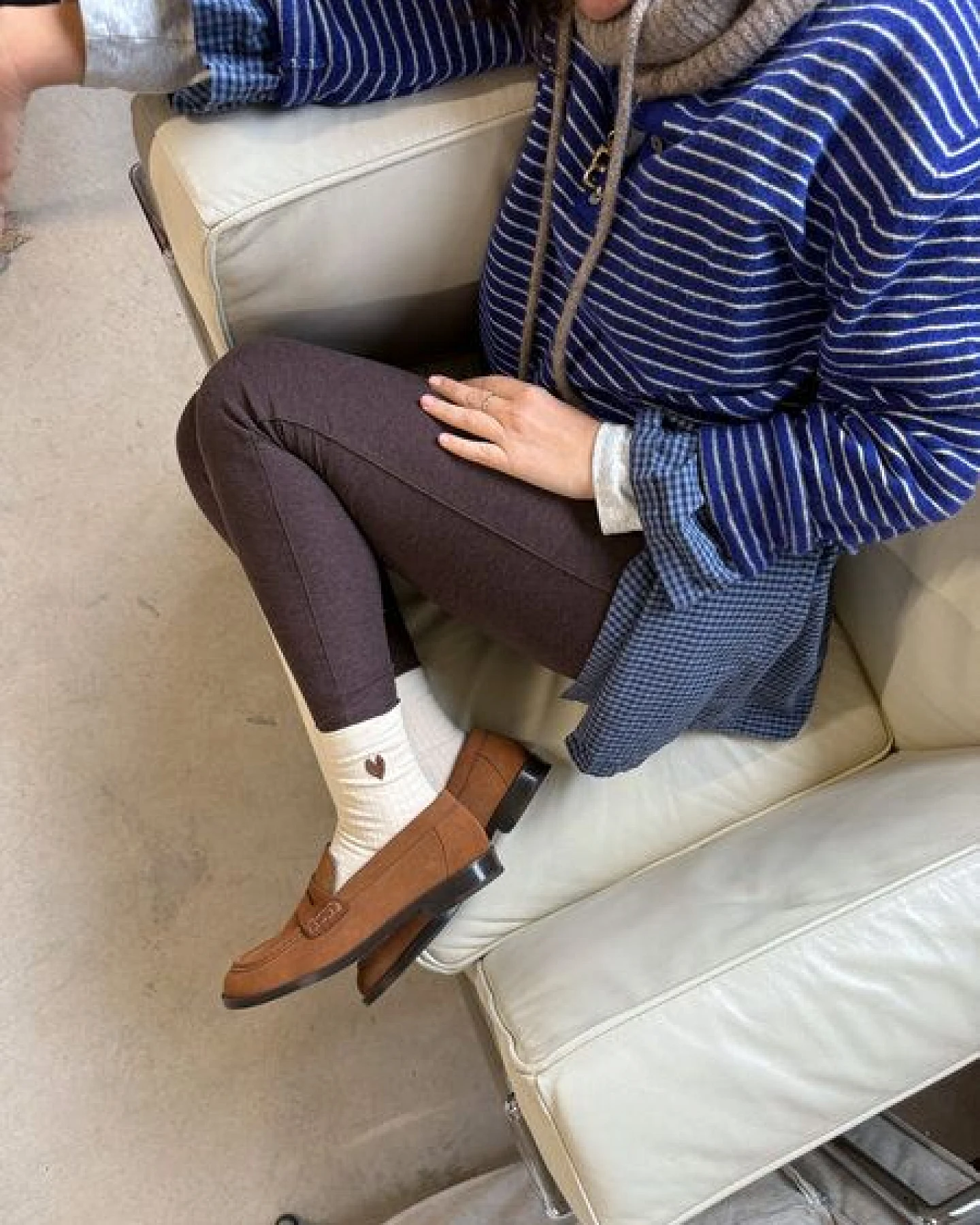 Jutelaune Brown Heart Socks - GRS und OEKO-TEX Zertifizierungen – Ansicht 2