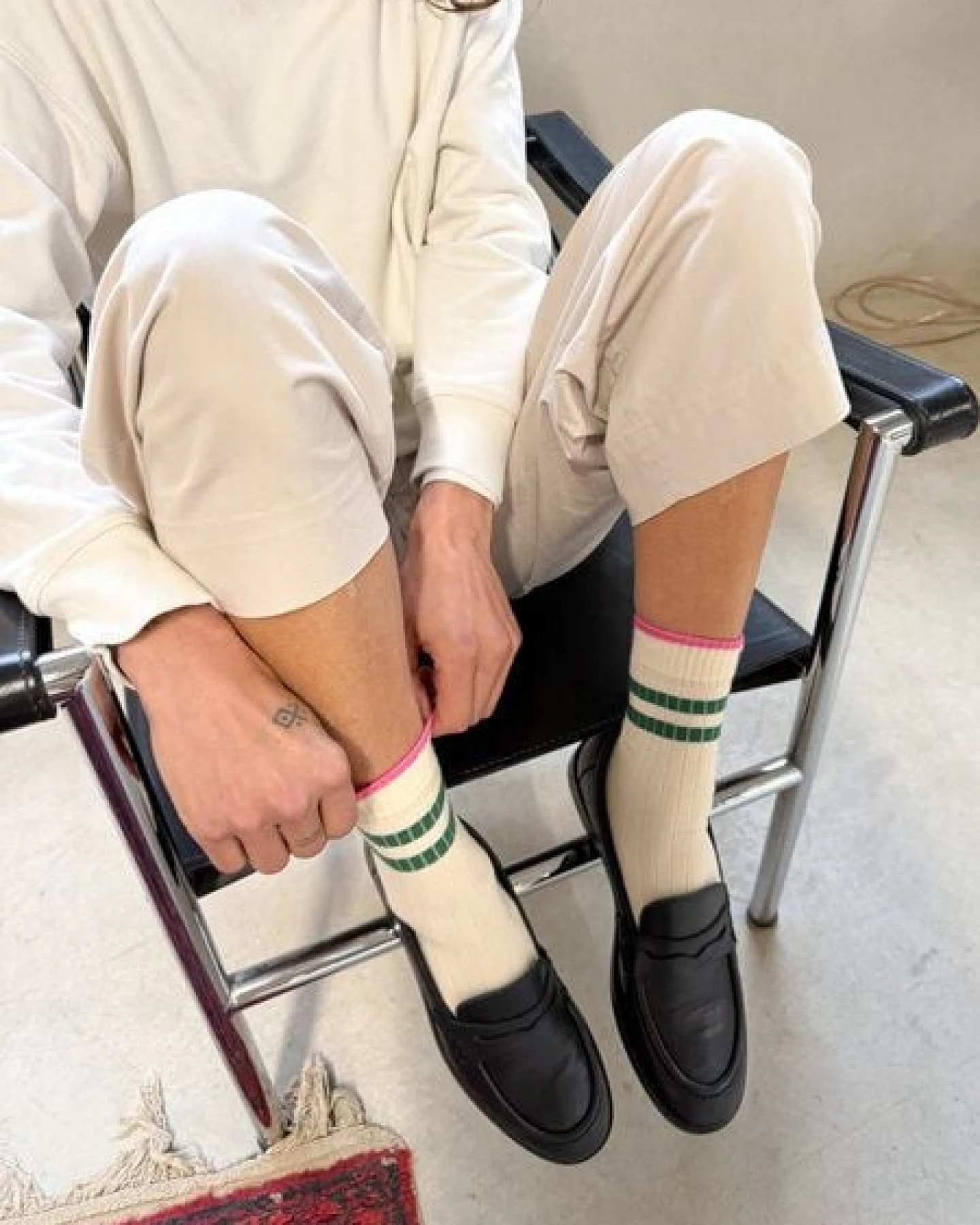 Jutelaune Stripe Socks - GRS und OEKO-TEX Zertifizierungen – Ansicht 3