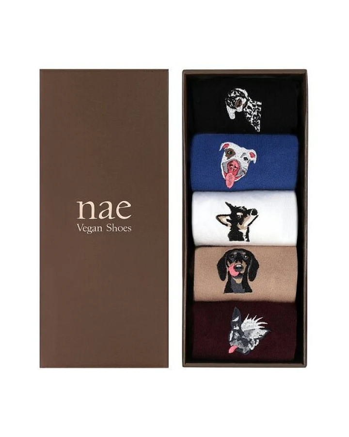Nae Vegan Shoes NAE Doggie Socks - Pack 5