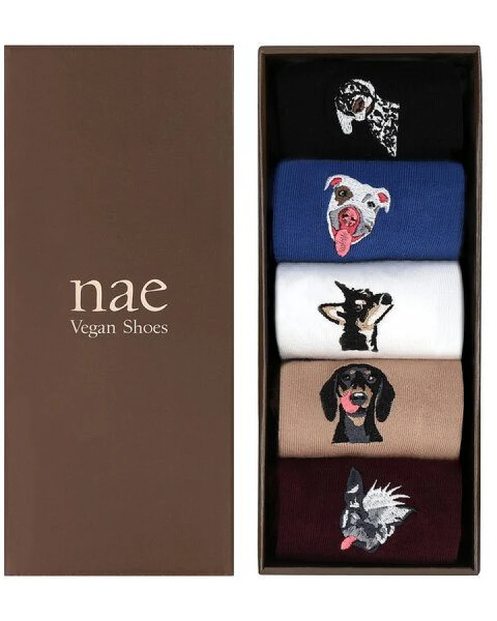 Nae Vegan Shoes NAE Doggie Socks - Pack 5