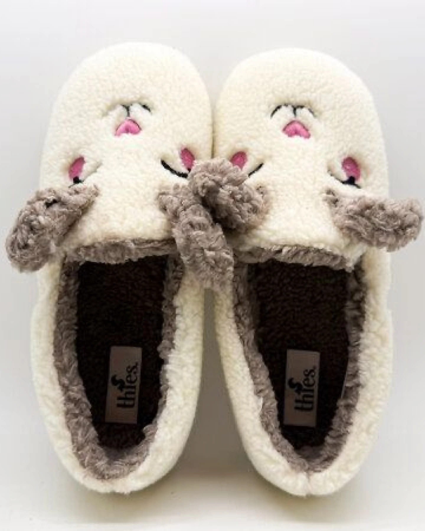 Veganer "thies ® Organic Rabbit Closed Slipper" aus kuscheliger Biobaumwolle – Ansicht 2