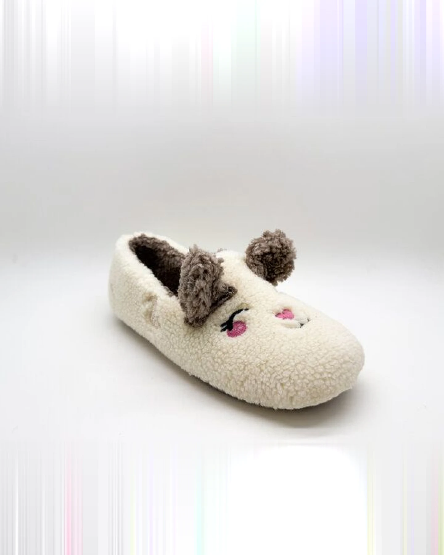 Veganer "thies ® Organic Rabbit Closed Slipper" aus kuscheliger Biobaumwolle – Ansicht 4