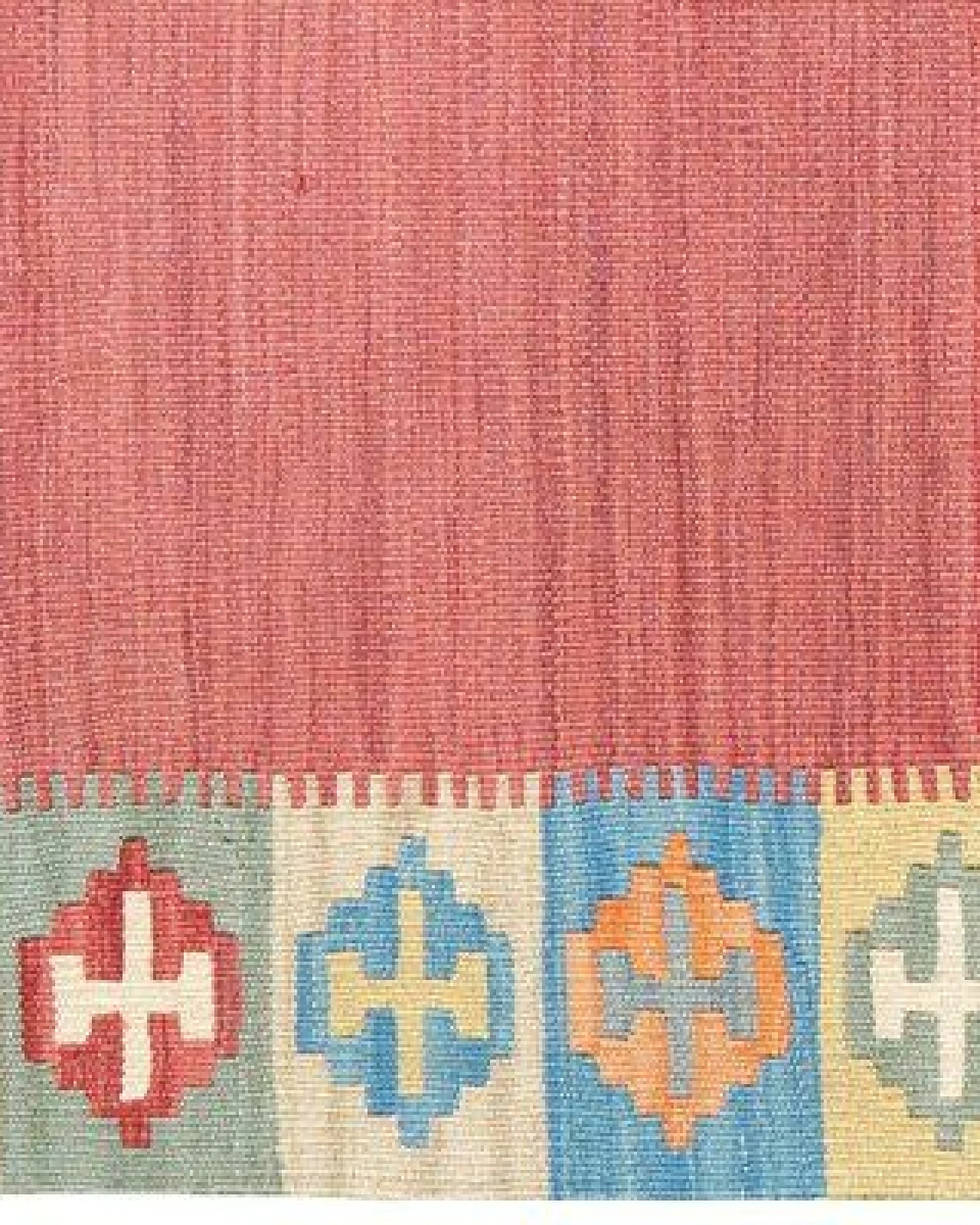 Kelim Gashgai Rot „Rugtales“ aus Schurwolle, 102x150 cm – Ansicht 4