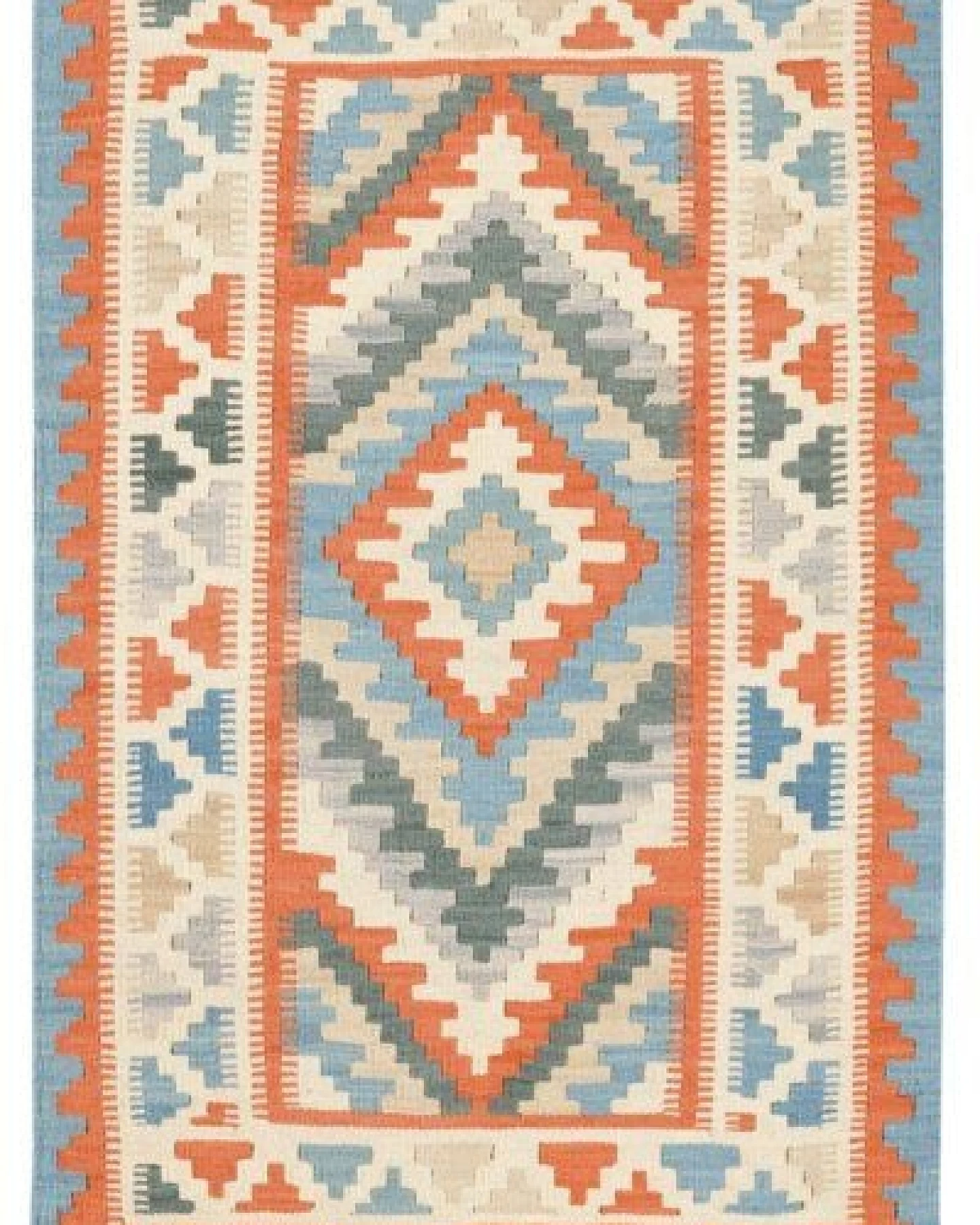 Kelim Gashgai Beige „Rugtales“ aus Schurwolle, 81x123 cm – Ansicht 3