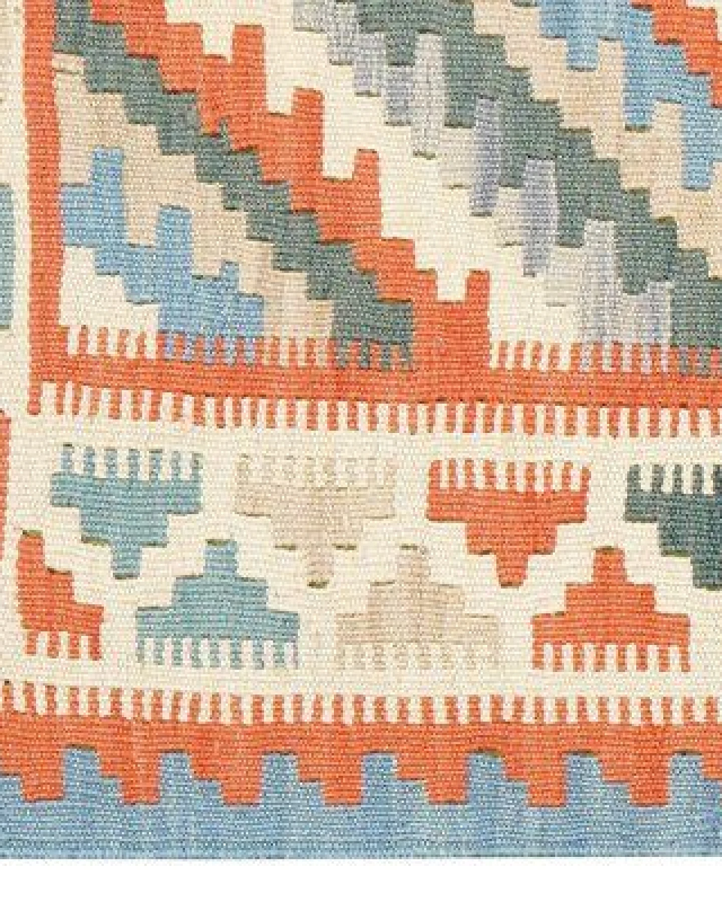 Kelim Gashgai Beige „Rugtales“ aus Schurwolle, 81x123 cm – Ansicht 4