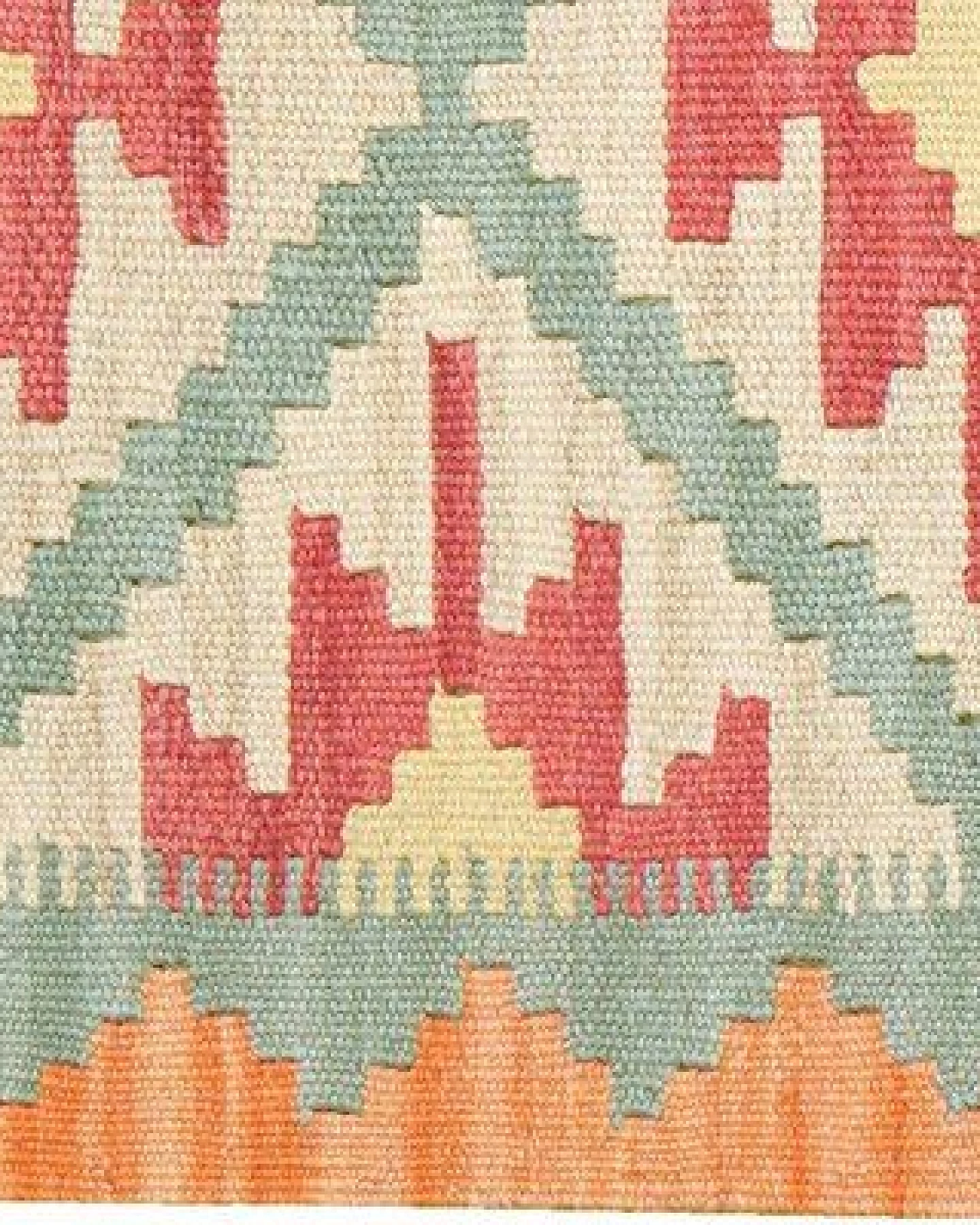 Kelim Gashgai Beige „Rugtales“ aus Schurwolle, 63x201 cm – Ansicht 4