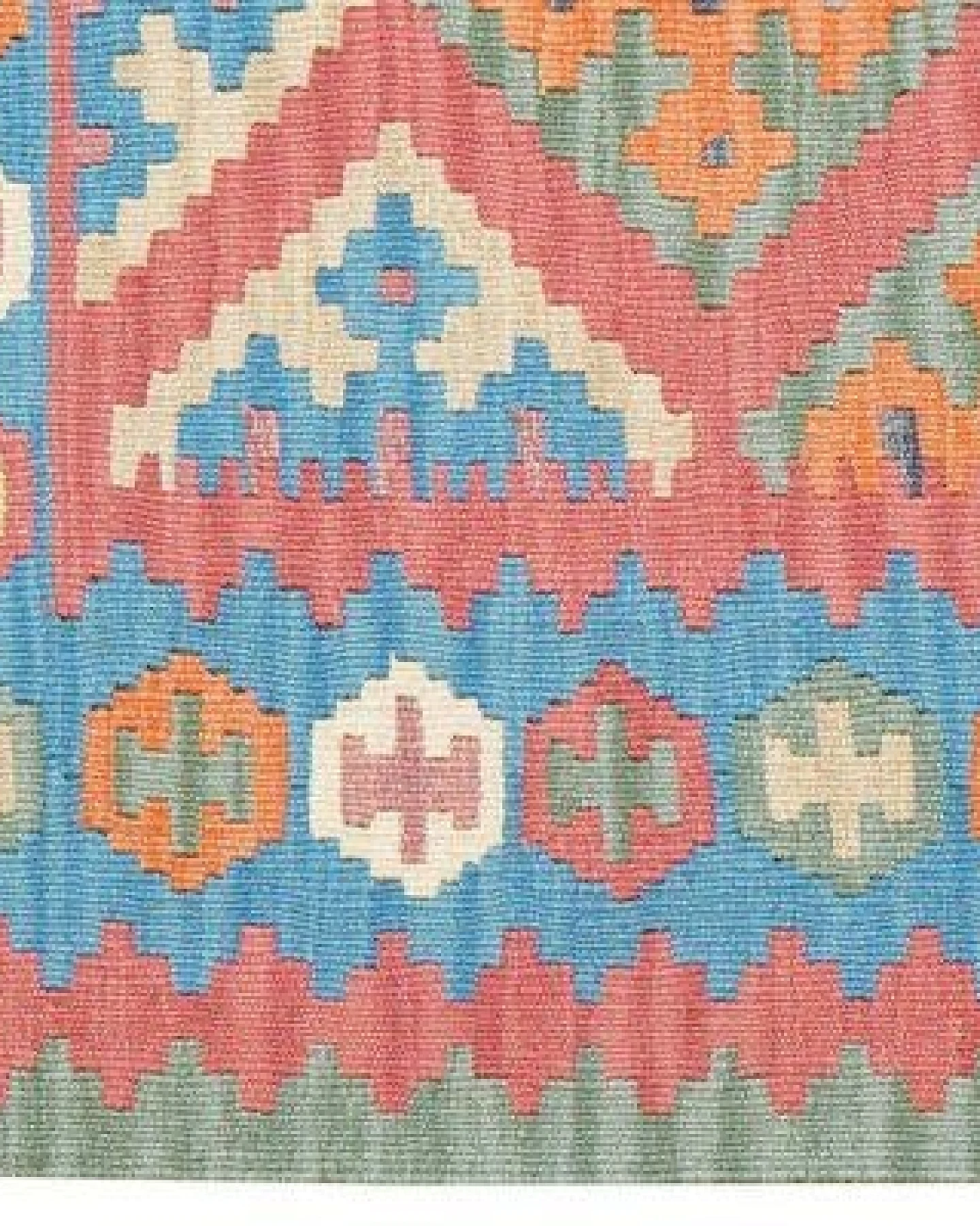 Kelim Gashgai Rot „Rugtales“ aus Schurwolle, 101x155 cm – Ansicht 4