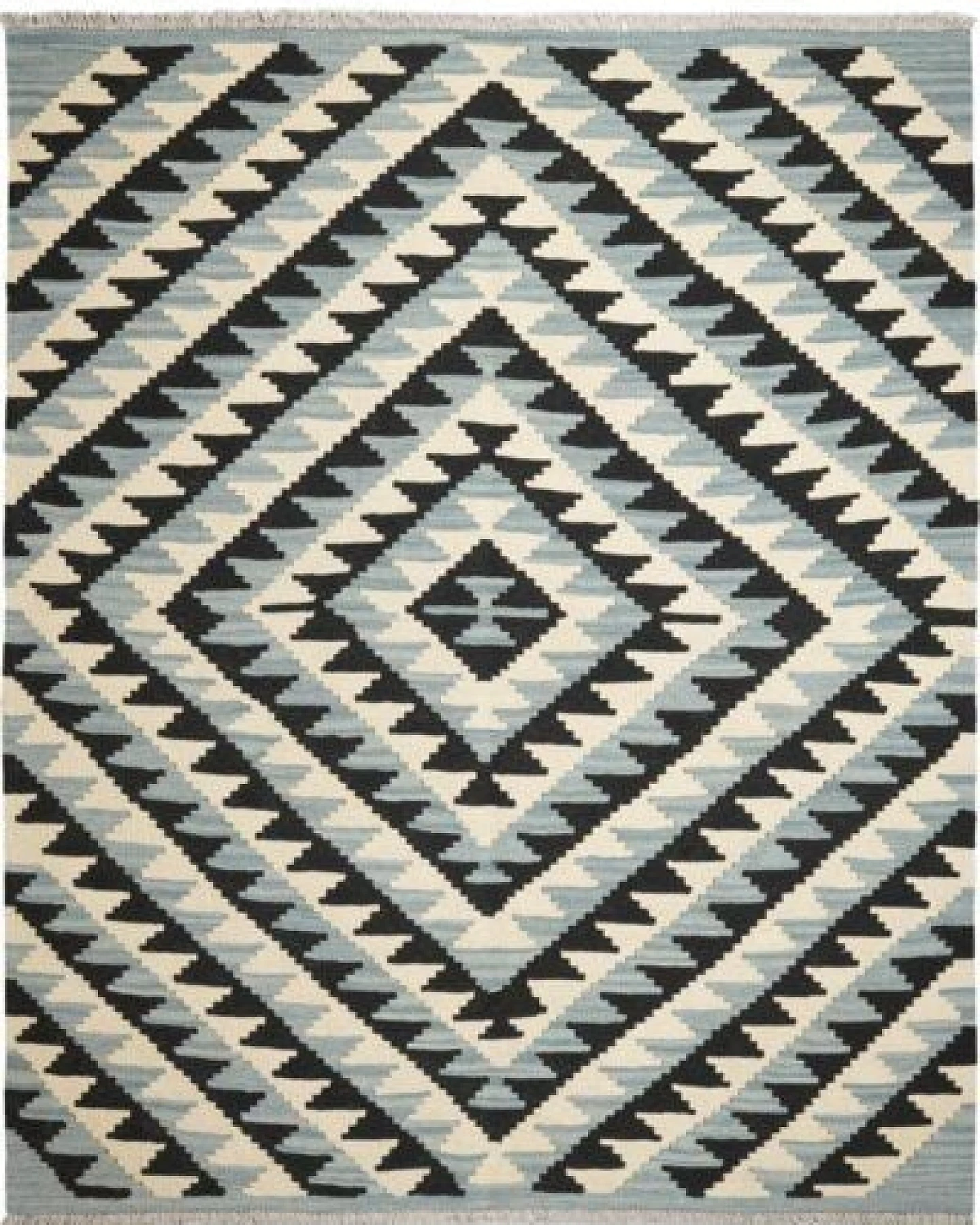 Kelim Gashgai Mehrfarbig „Rugtales“ aus Schurwolle, 160x198 cm – Ansicht 3