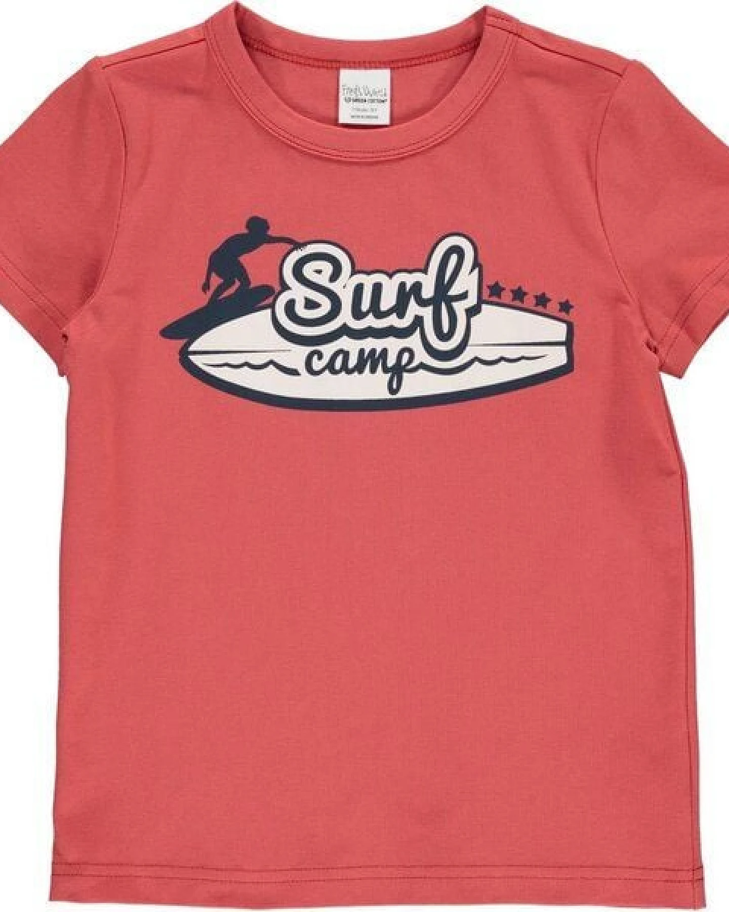 Fred's World by Green Cotton "Green Cotton" T-Shirt rot Surf – Ansicht 2