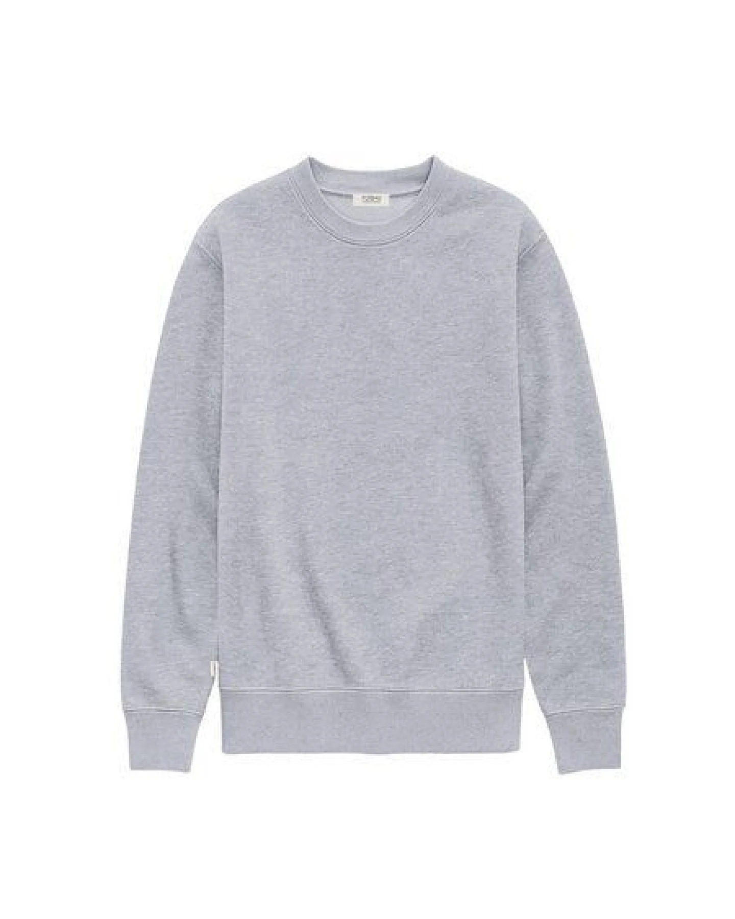 FUXBAU Männer Basic Sweater - graumeliert – Ansicht 2