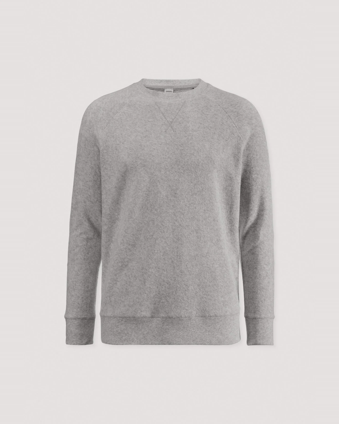 hessnatur Herren Frottee Schlafshirt PURE COTTON aus Bio-Baumwolle - grau - Größe 54 – Ansicht 3