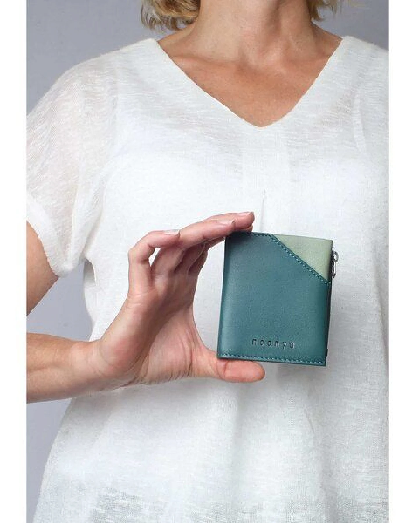 Margelisch Echtleder Mini-Geldbörse noonyu slim boy – Ansicht 3
