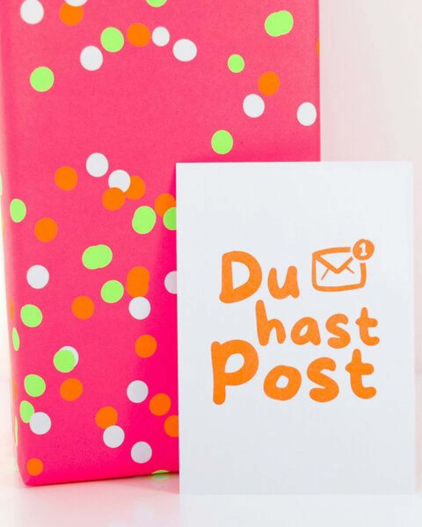 Bow & Hummingbird Postkarte "Du hast Post" aus Recyclingpapier – Ansicht 2